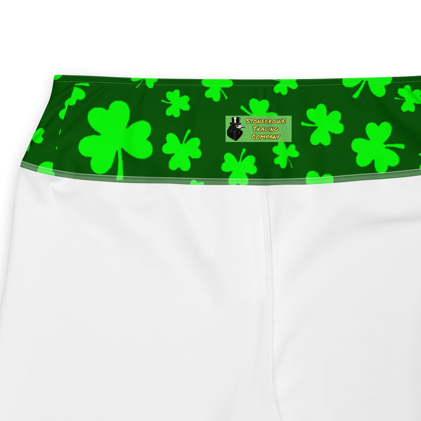 Shamrock Print Plus Size Leggings