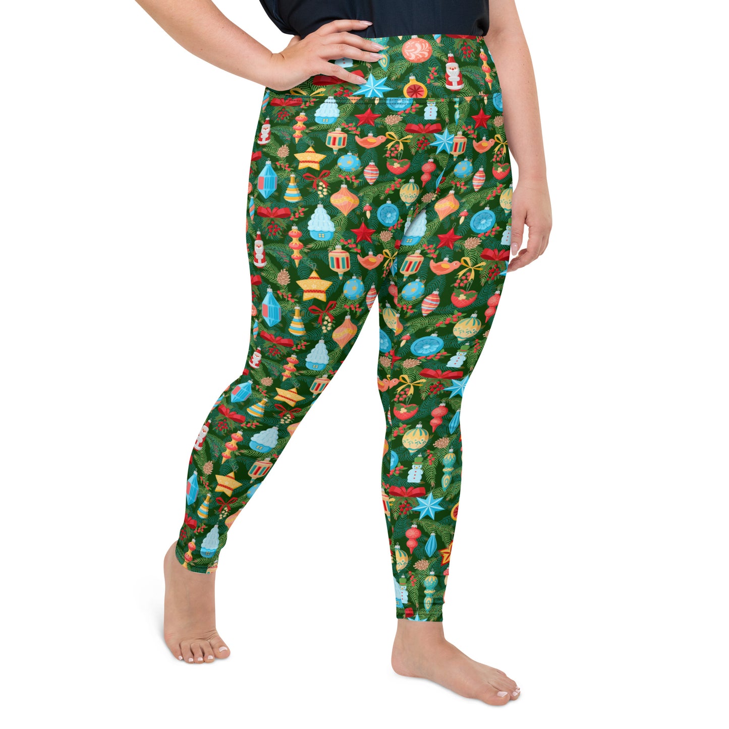 Decorated Tree Plus Size Leggings