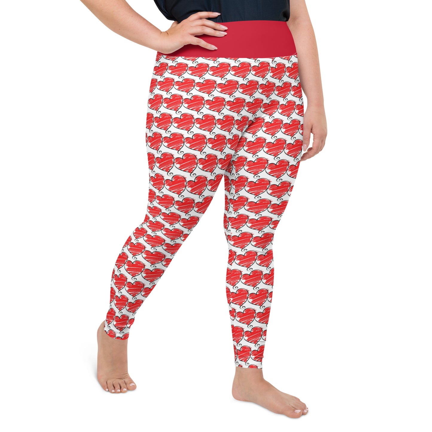 Hearts Plus Size Leggings