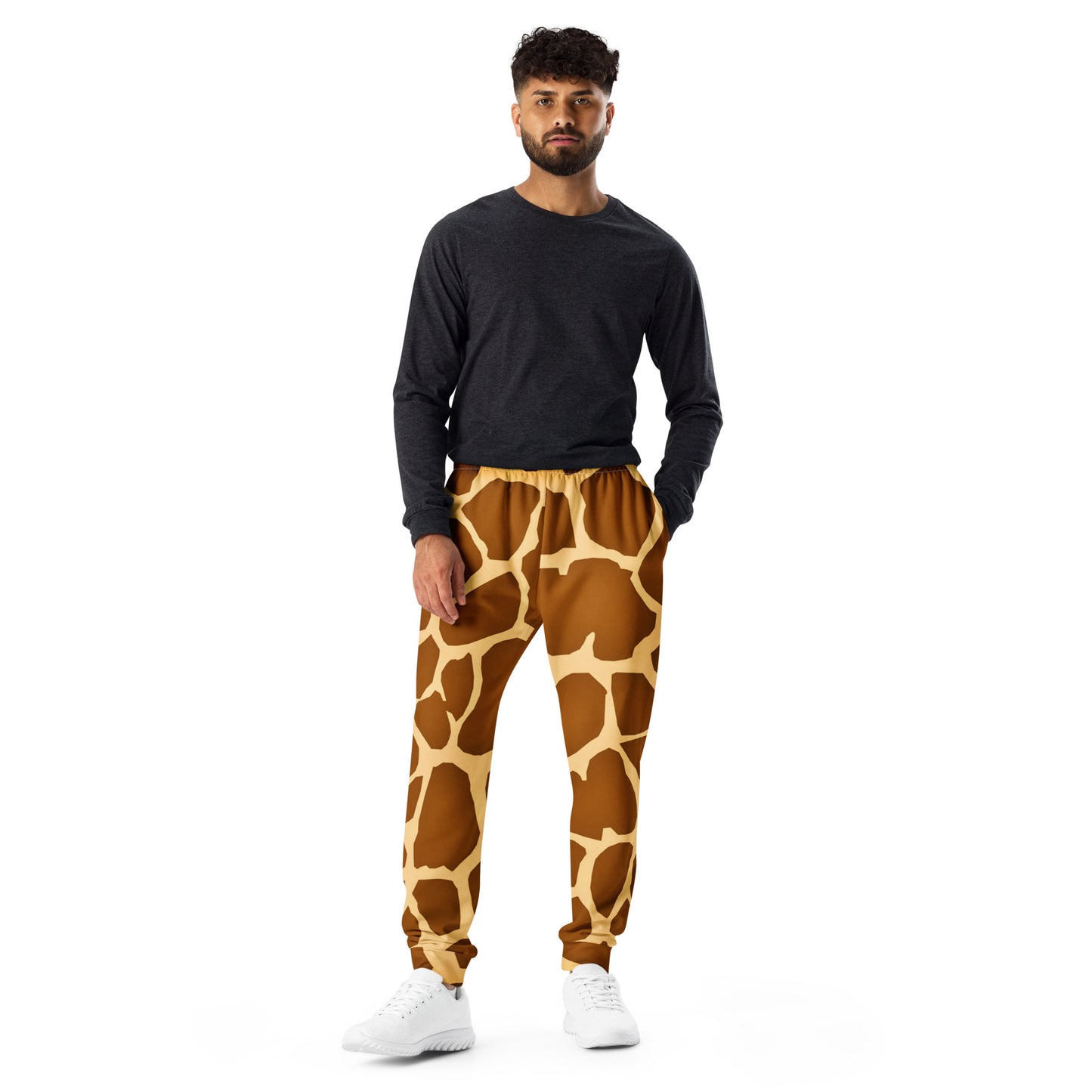 Giraffe Spots Slim Fit Men's Joggers