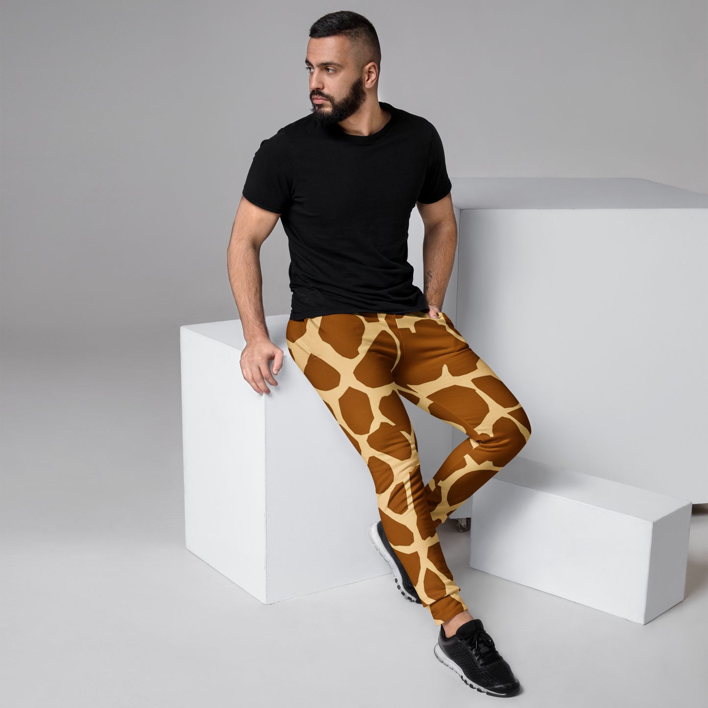 Giraffe Spots Slim Fit Men's Joggers