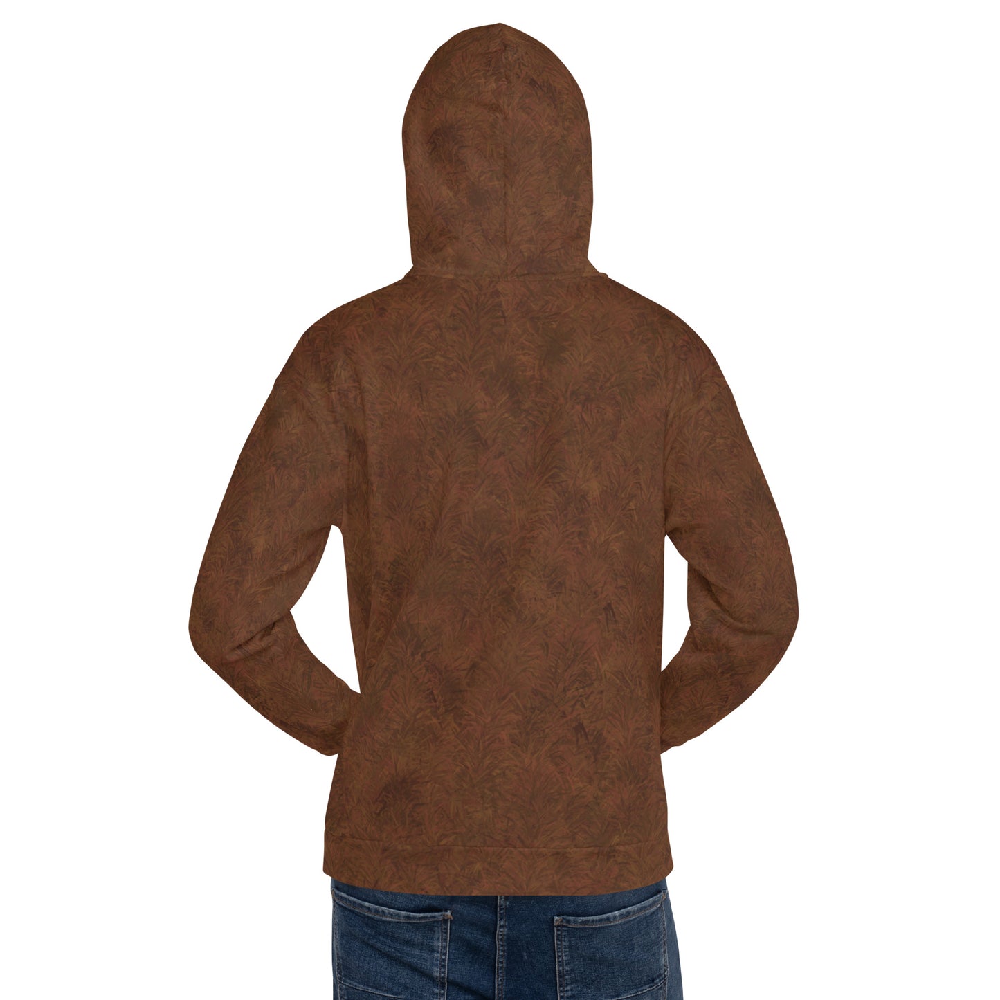 Brown Fur Print Unisex Hoodie