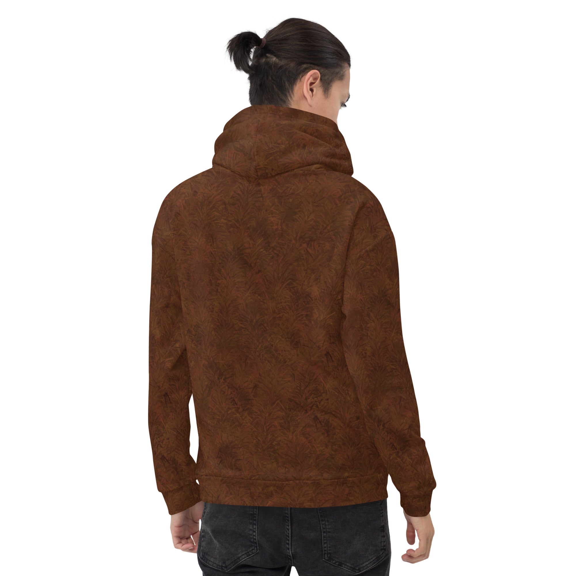Brown Fur Print Unisex Hoodie