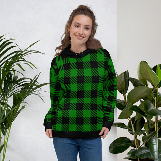 Green Tartan Plaid Unisex Hoodie
