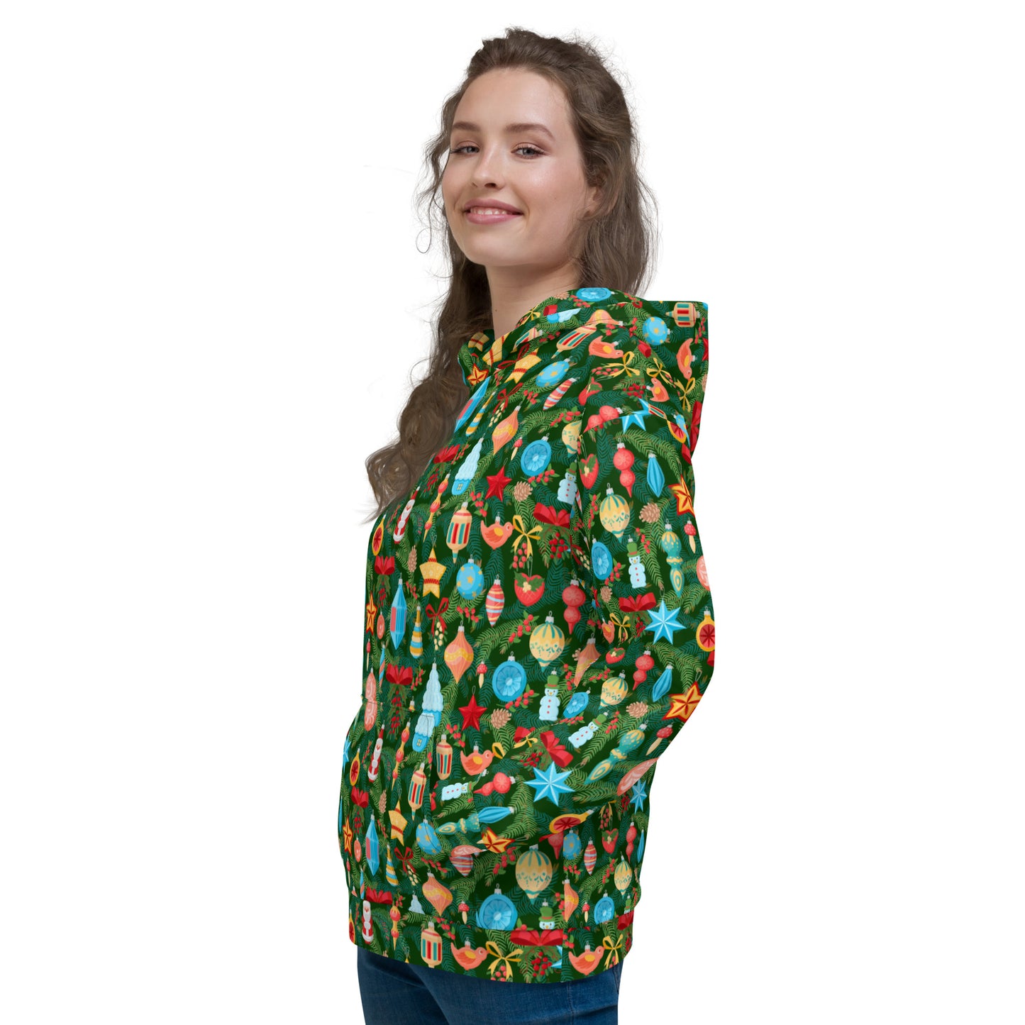 Decorated Tree Unisex Hoodie