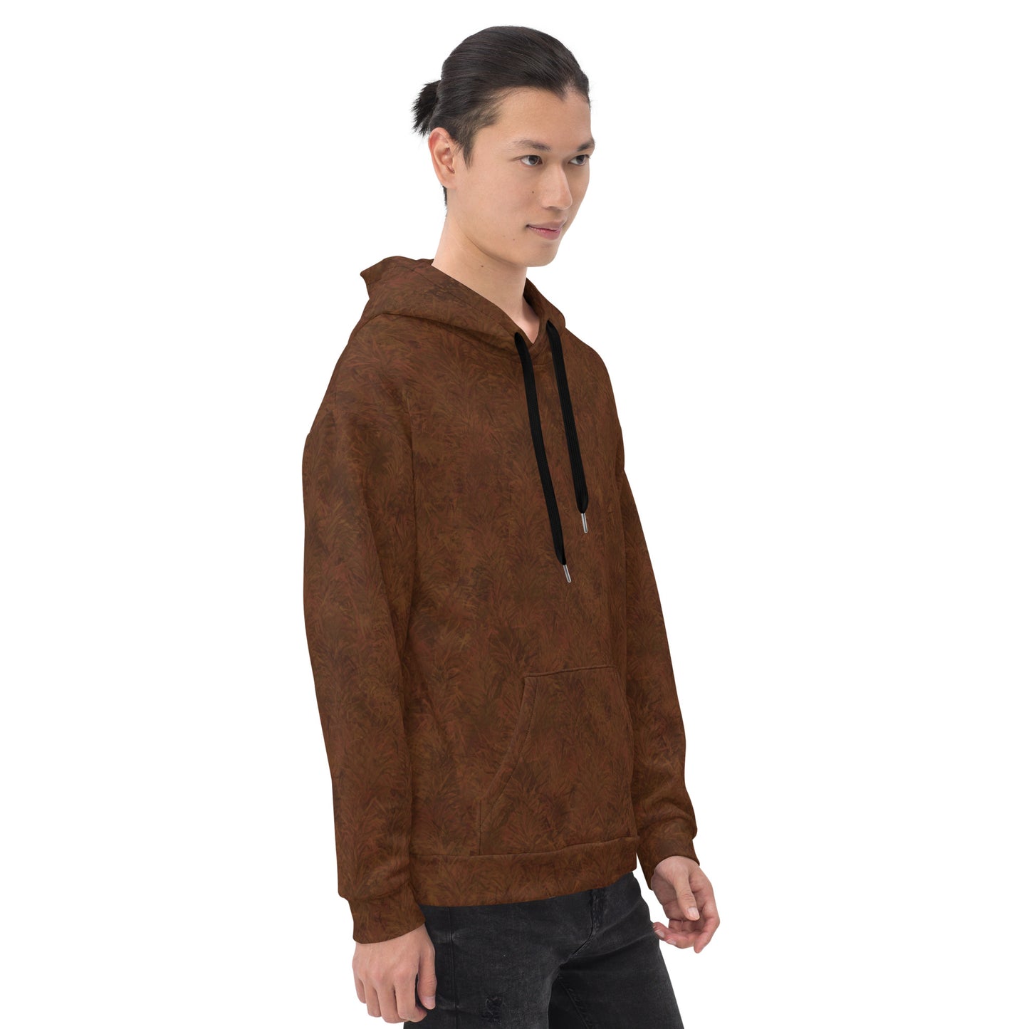 Brown Fur Print Unisex Hoodie