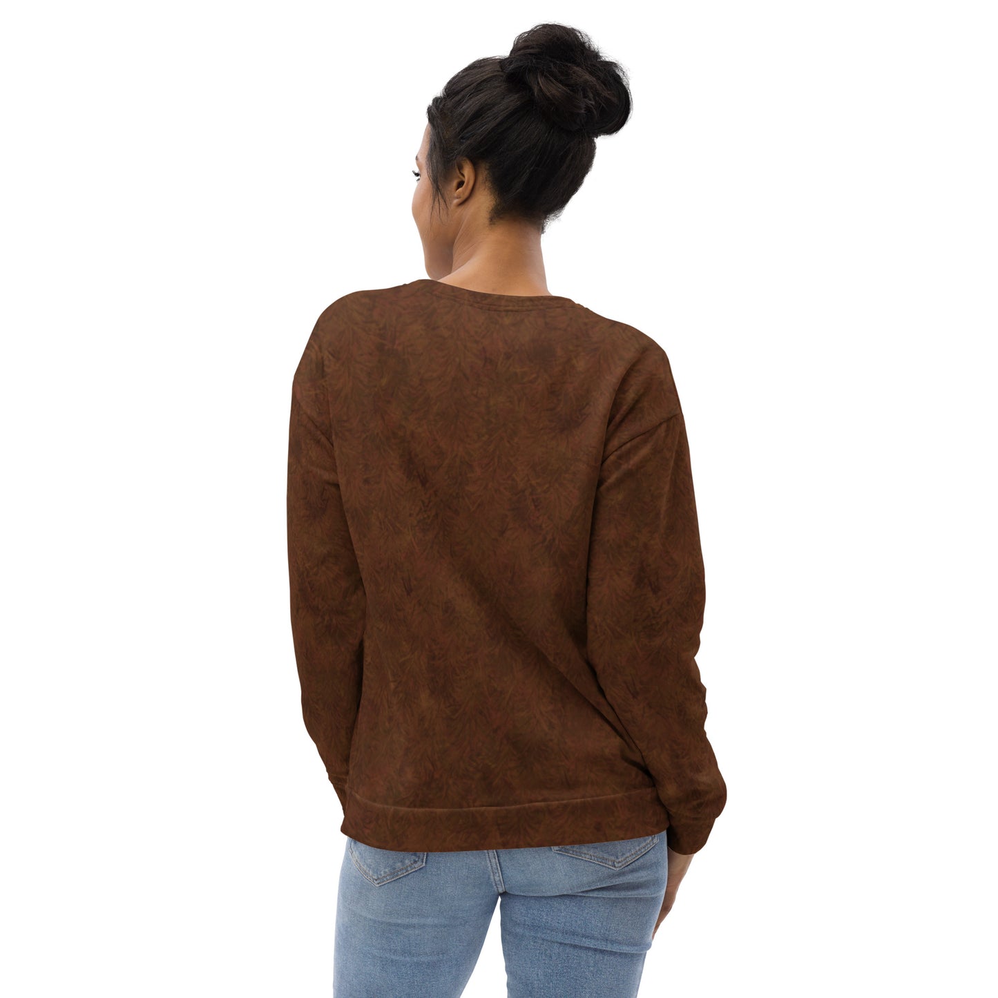 Brown Fur Print Unisex Sweatshirt