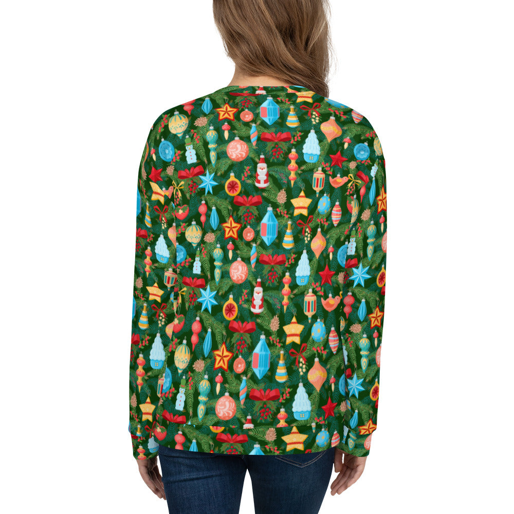 Decorated Tree Unisex Sweatshirt