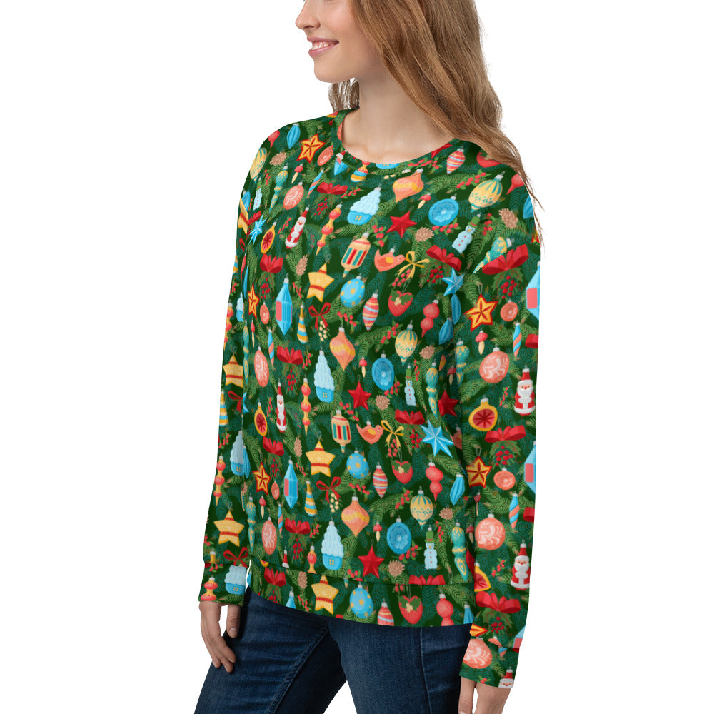 Decorated Tree Unisex Sweatshirt