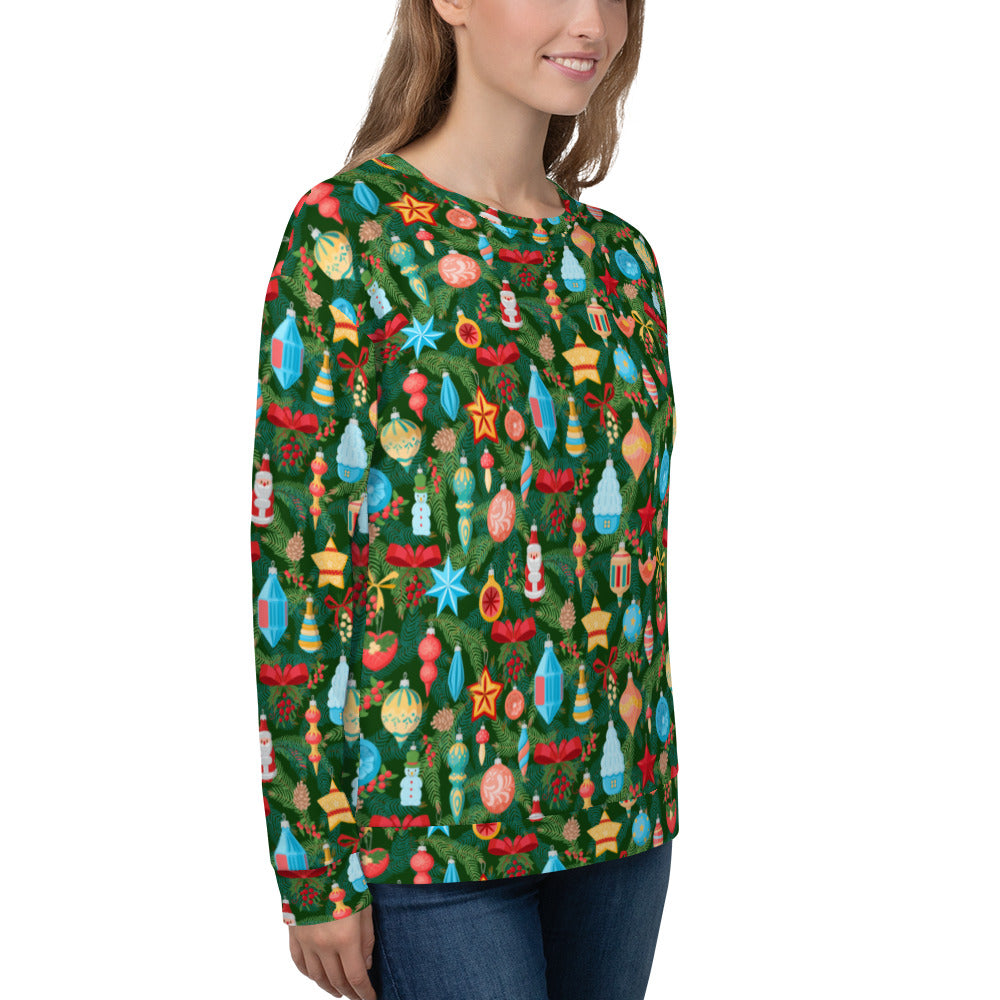 Decorated Tree Unisex Sweatshirt