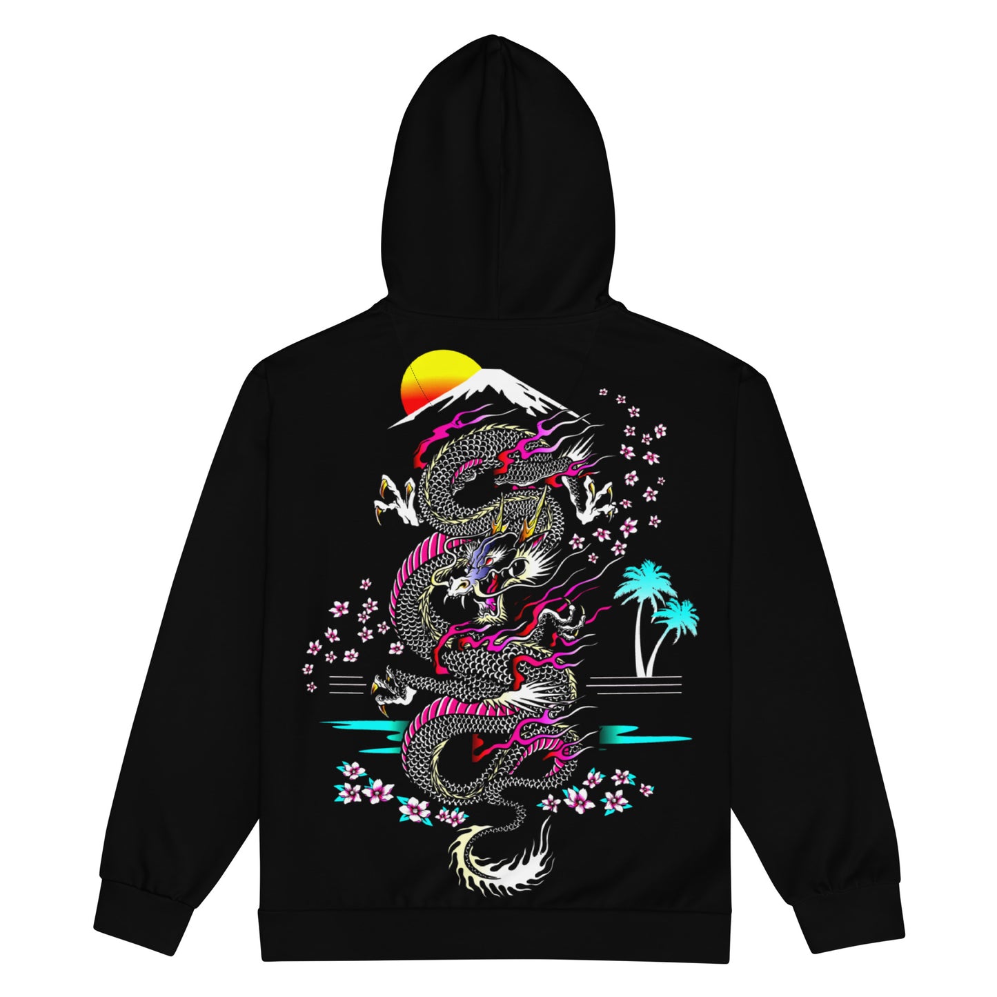 Tokyo Dragon Unisex Zip Hoodie