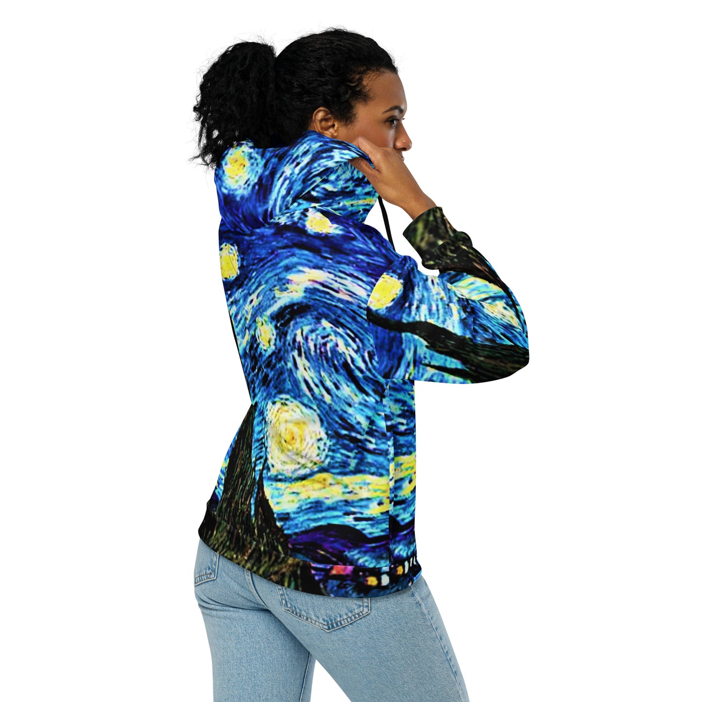 Starry Night Unisex Zip Hoodie