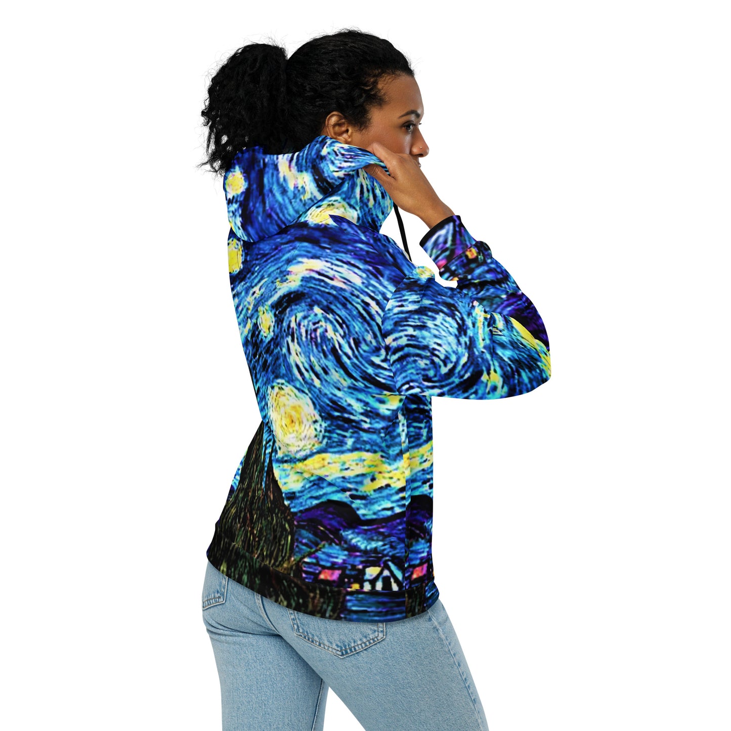 Starry Night Unisex Zip Hoodie