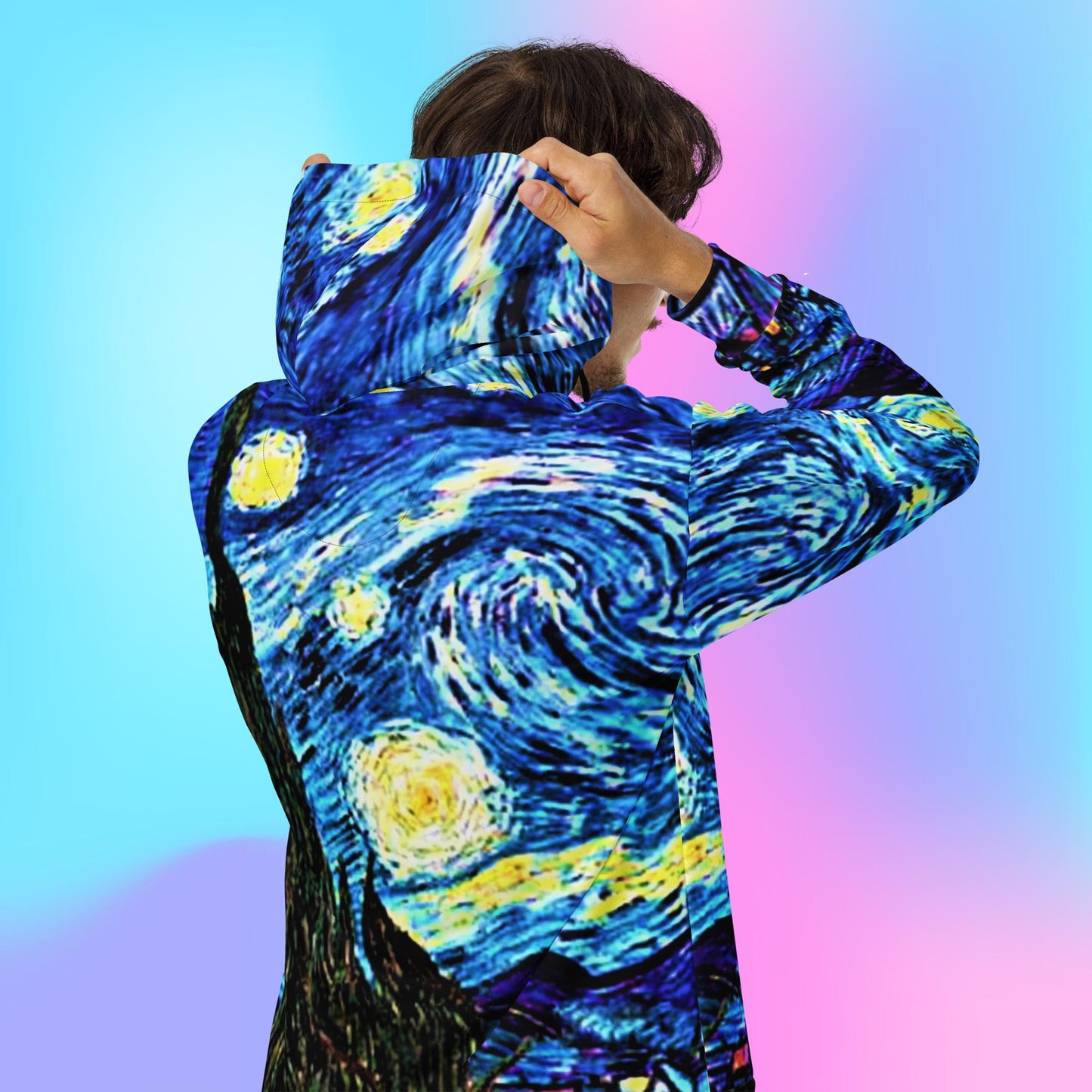 Starry Night Unisex Zip Hoodie