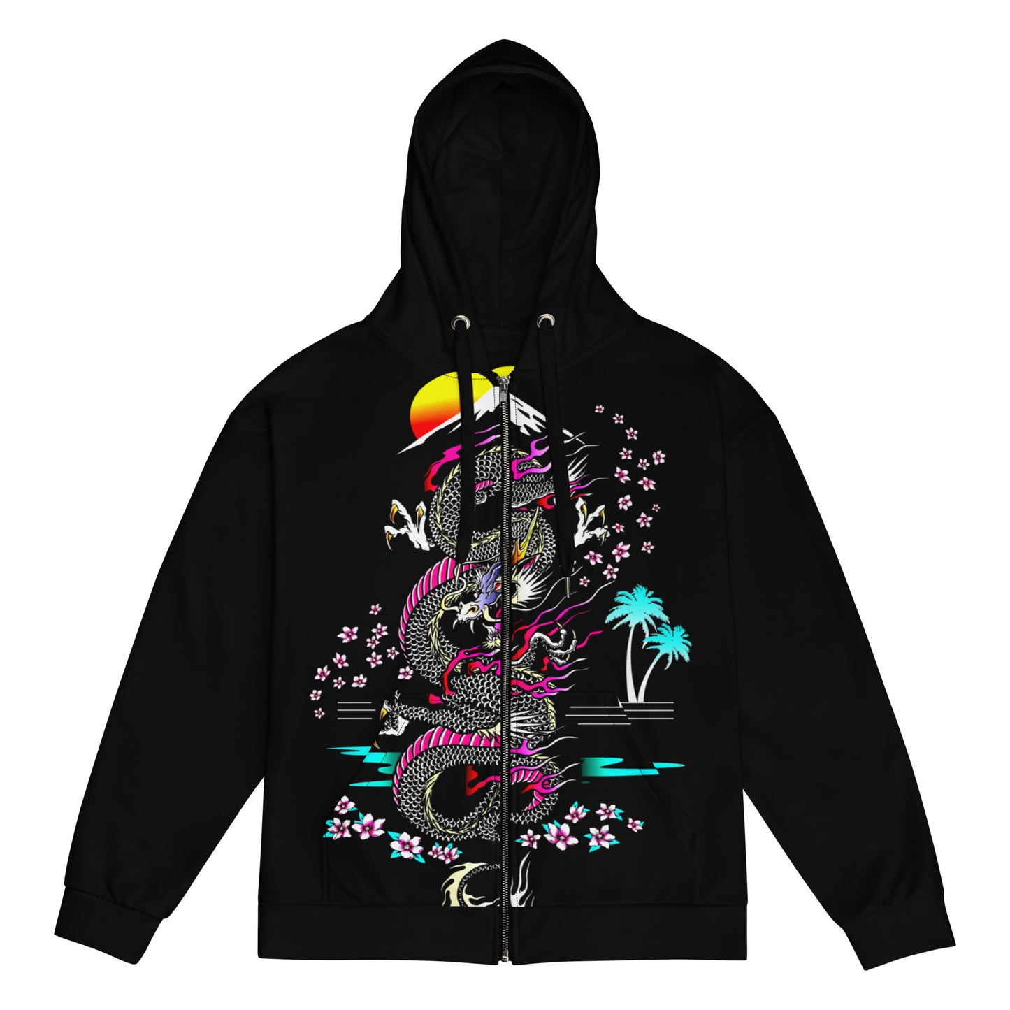 Tokyo Dragon Unisex Zip Hoodie