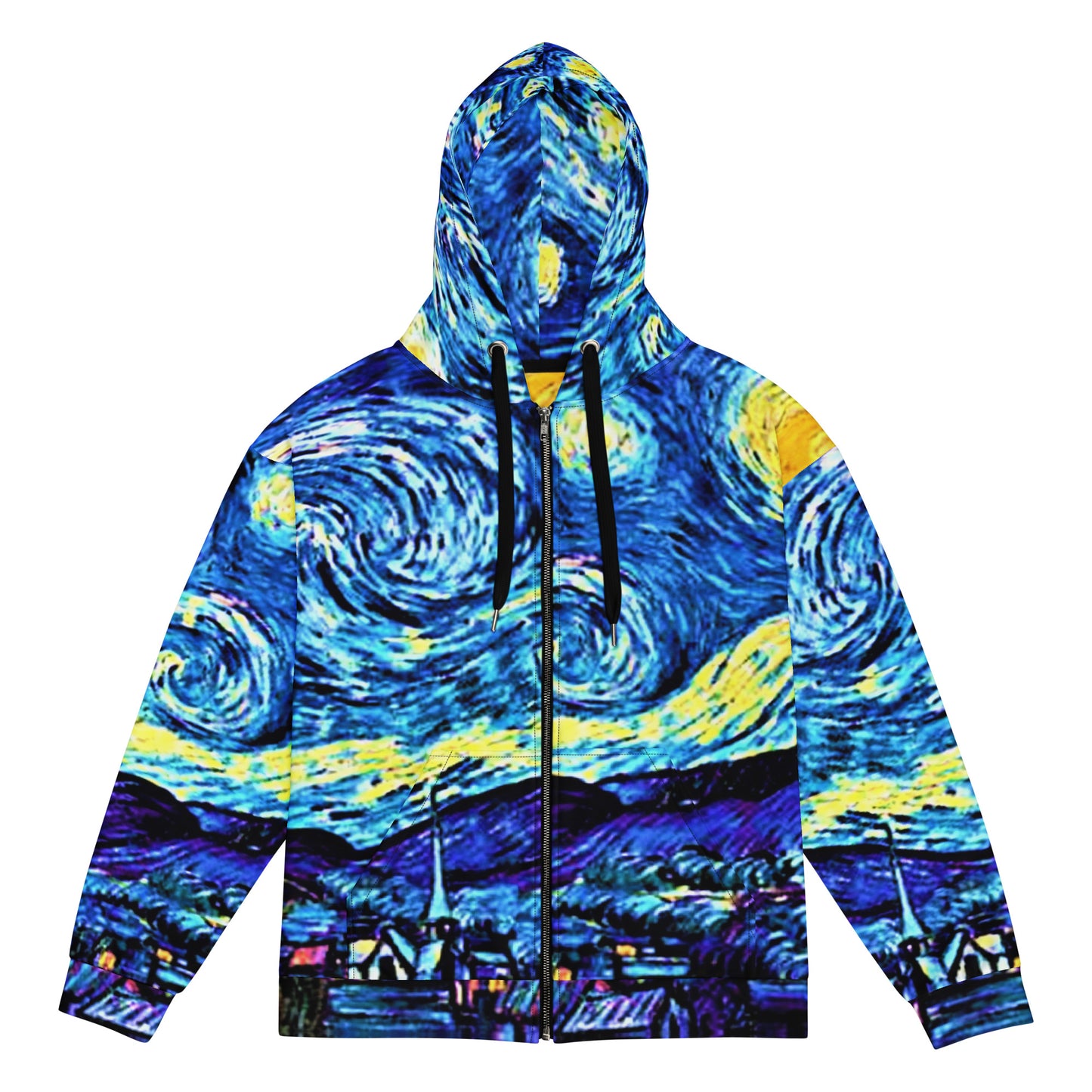 Starry Night Unisex Zip Hoodie