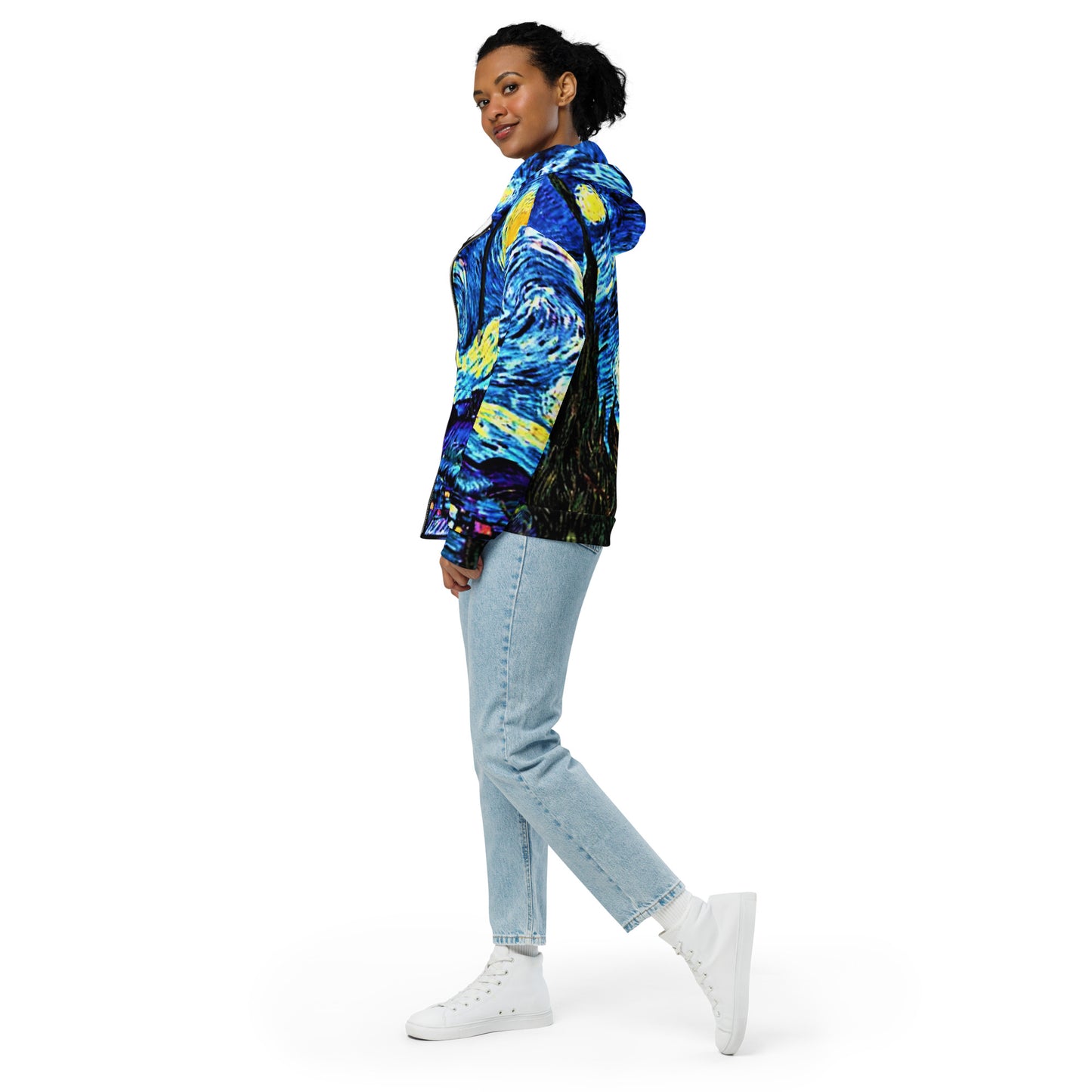 Starry Night Unisex Zip Hoodie