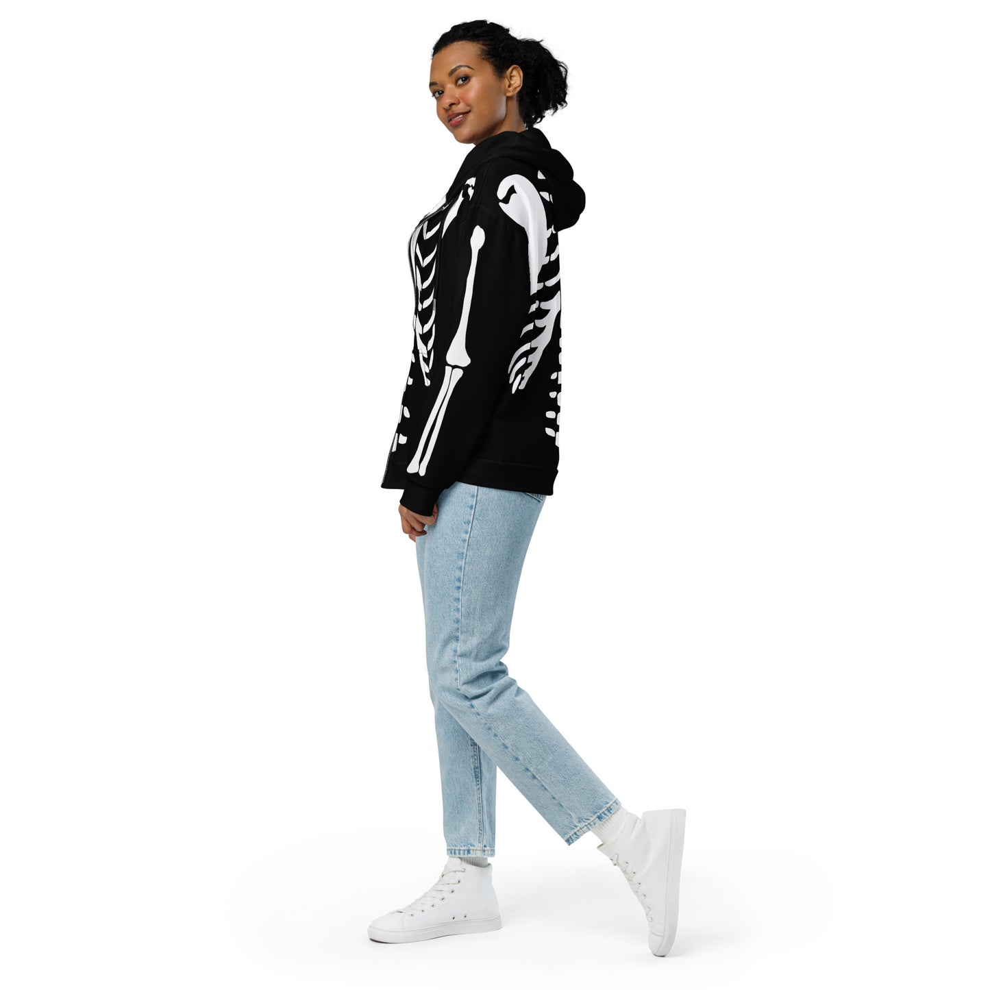 Mr Bones Unisex Zip Hoodie