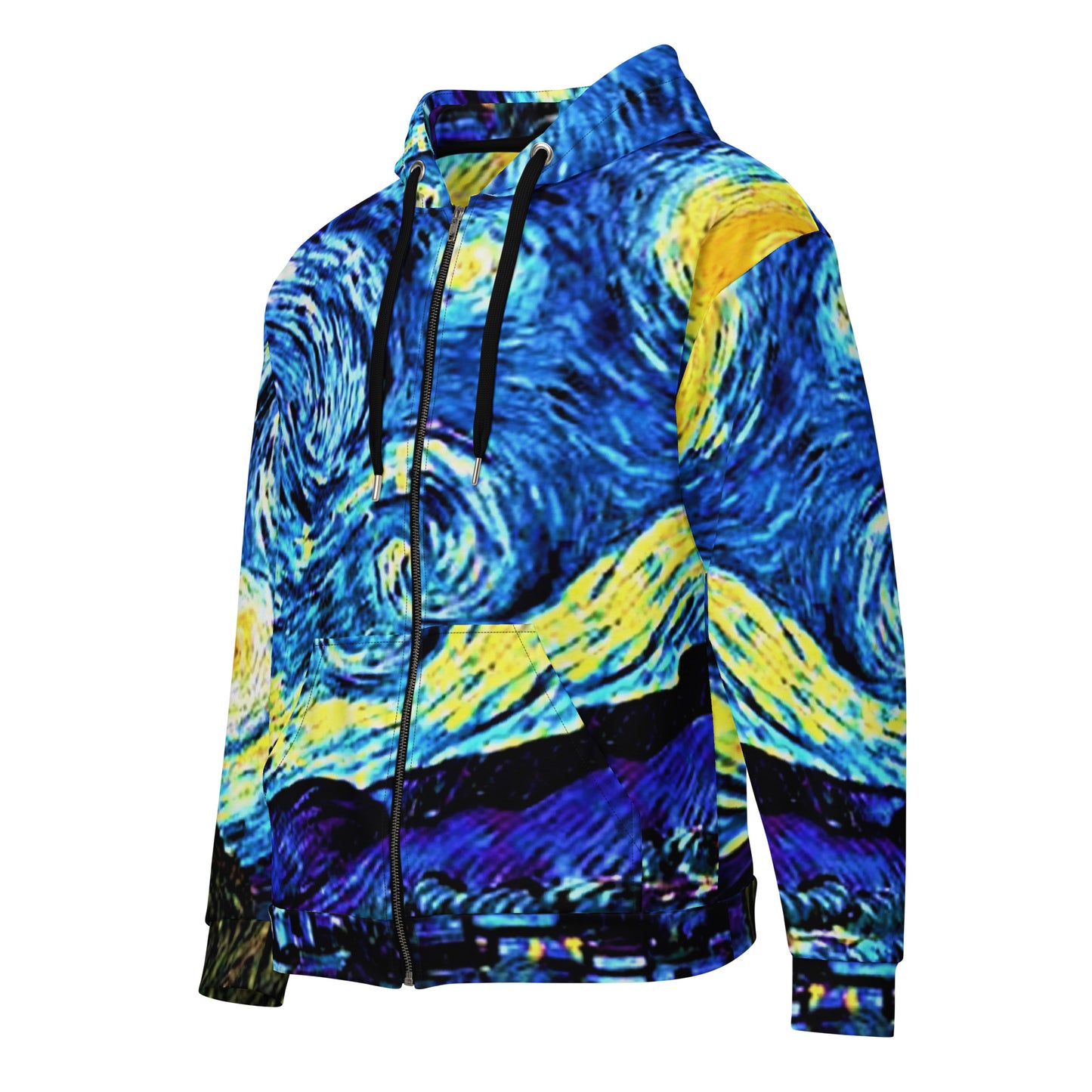 Starry Night Unisex Zip Hoodie