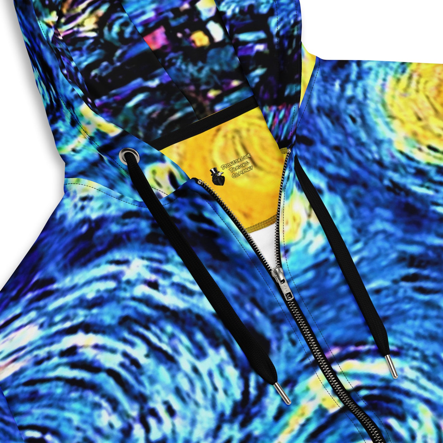 Starry Night Unisex Zip Hoodie