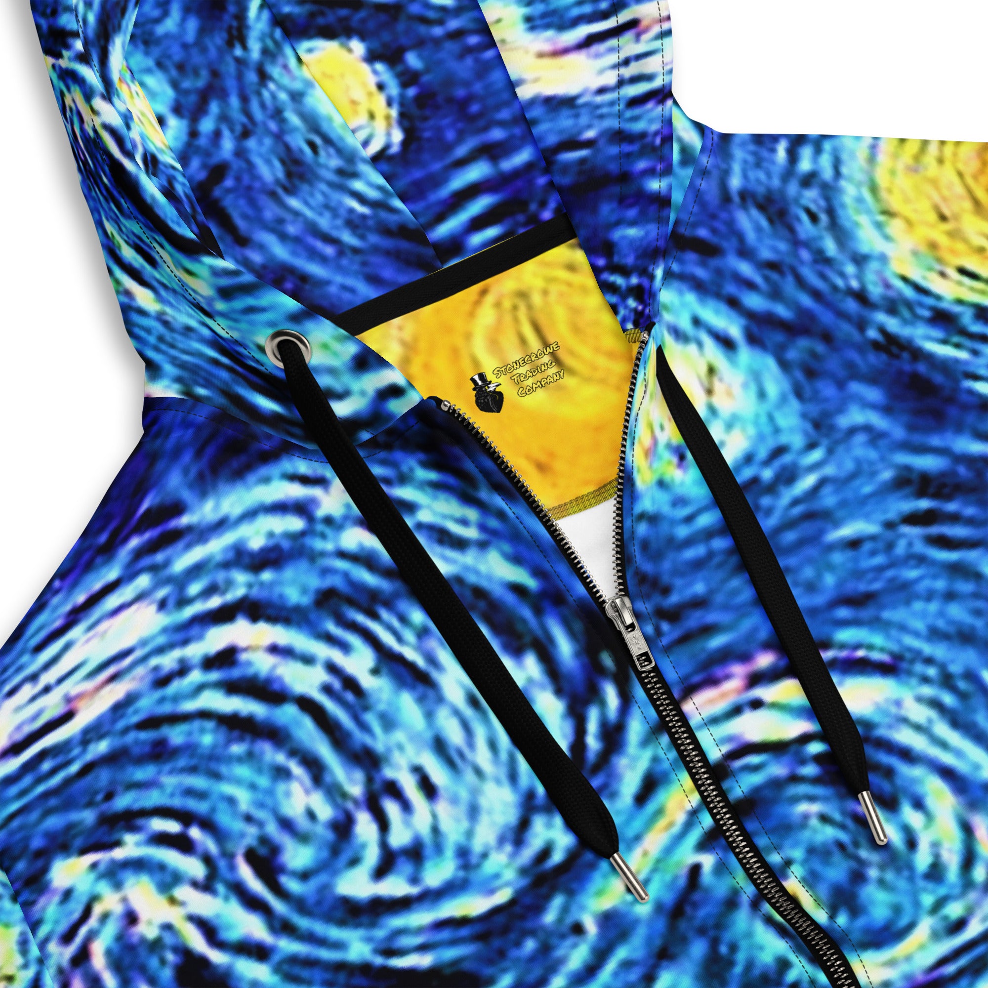 Starry Night Unisex Zip Hoodie