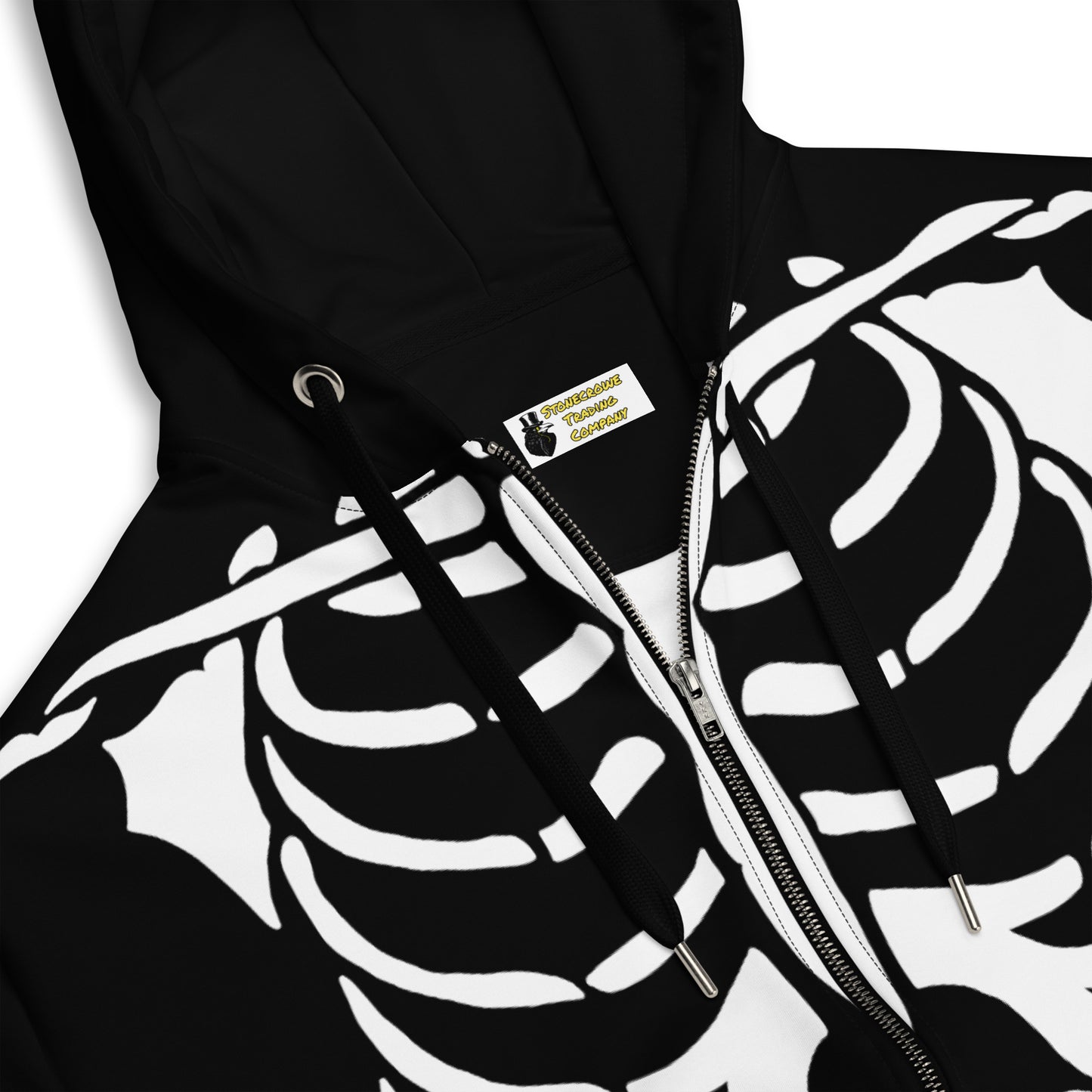 Mr Bones Unisex Zip Hoodie