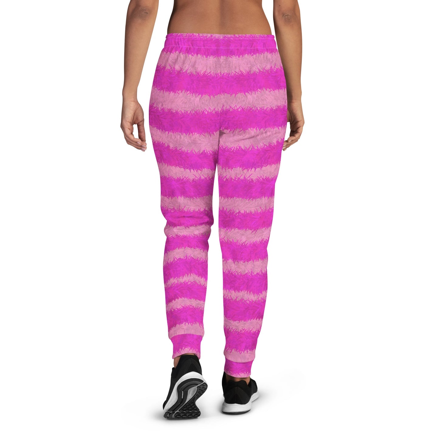 Cheshire Cat Inspired Fur Print Women's Slim Fit Joggers