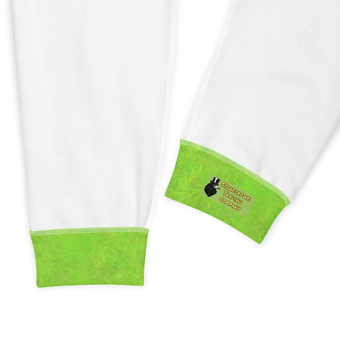 Green Fur Print Women's Joggers