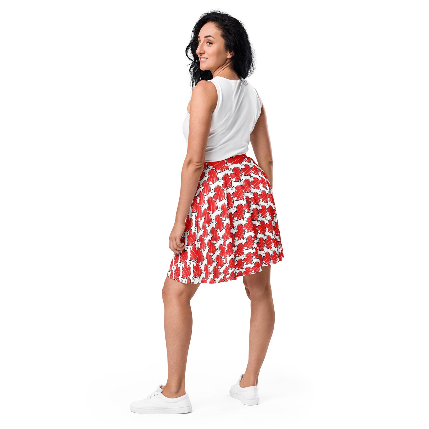 Hearts Skater Skirt