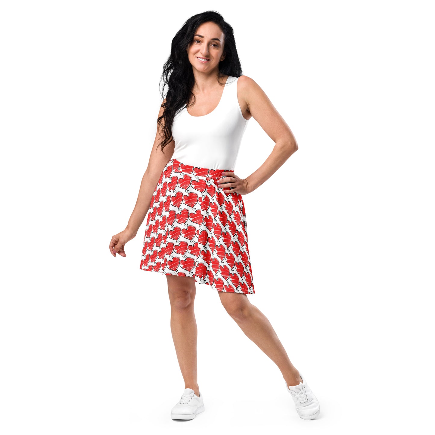 Hearts Skater Skirt