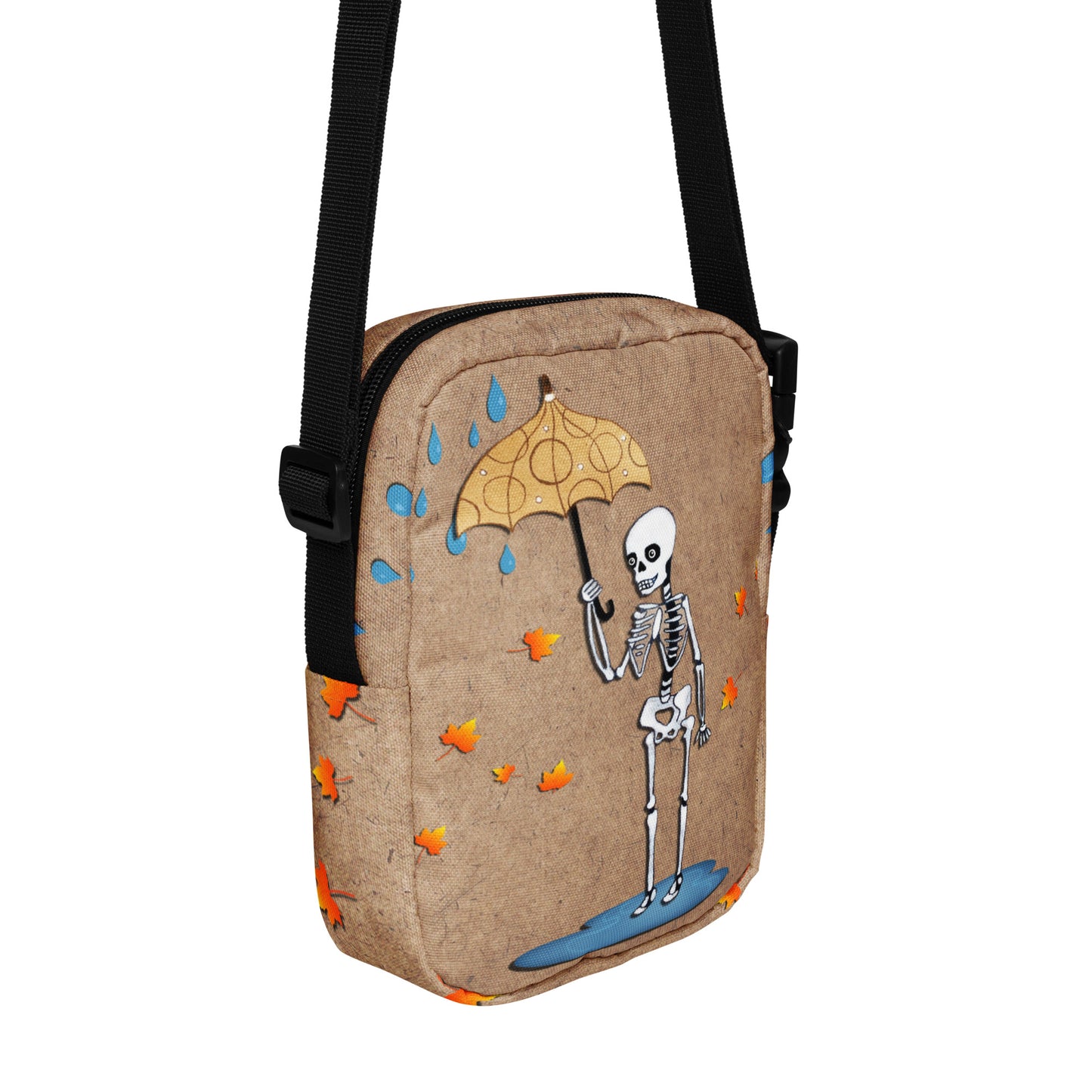 Autumn Skeleton Utility Crossbody Bag