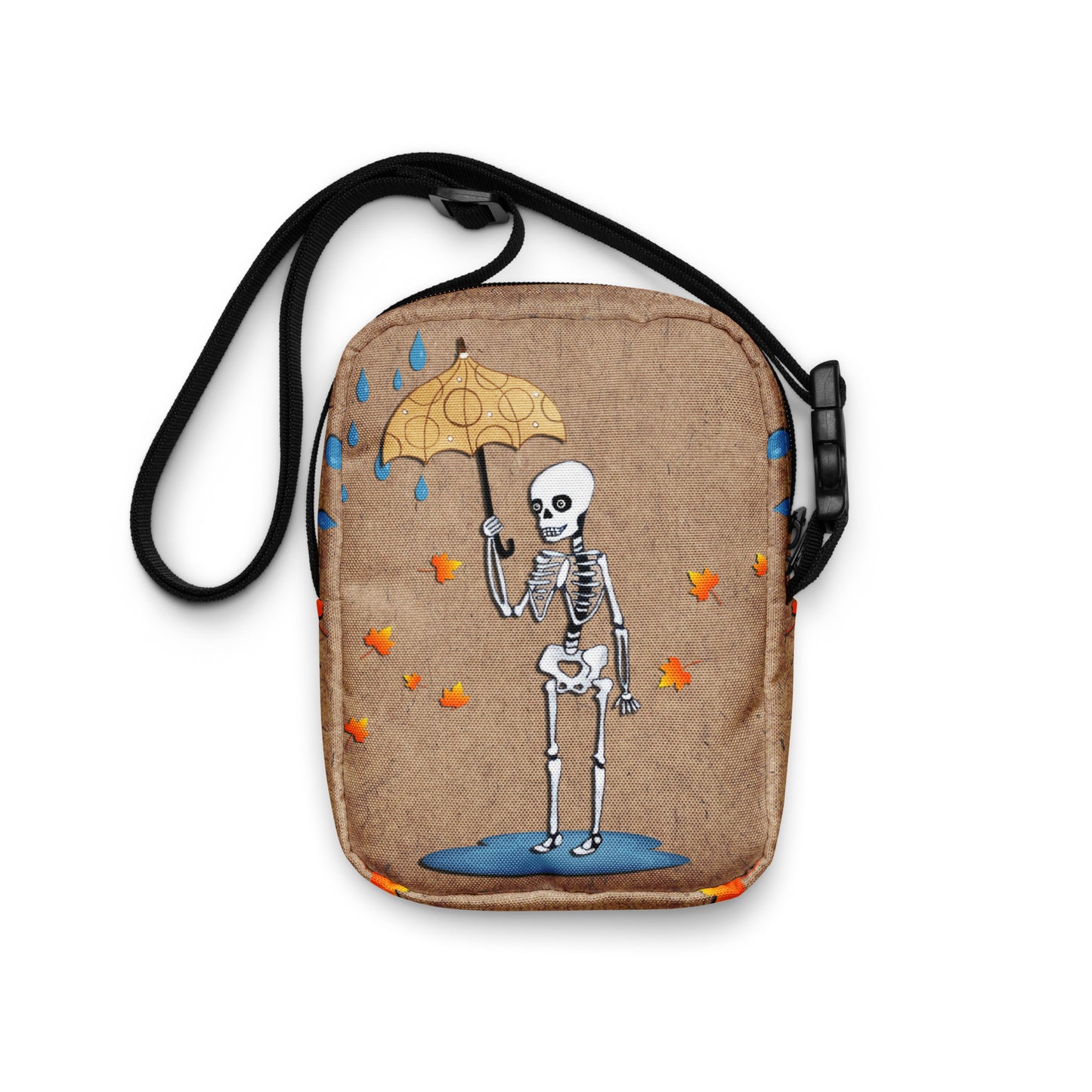 Autumn Skeleton Utility Crossbody Bag