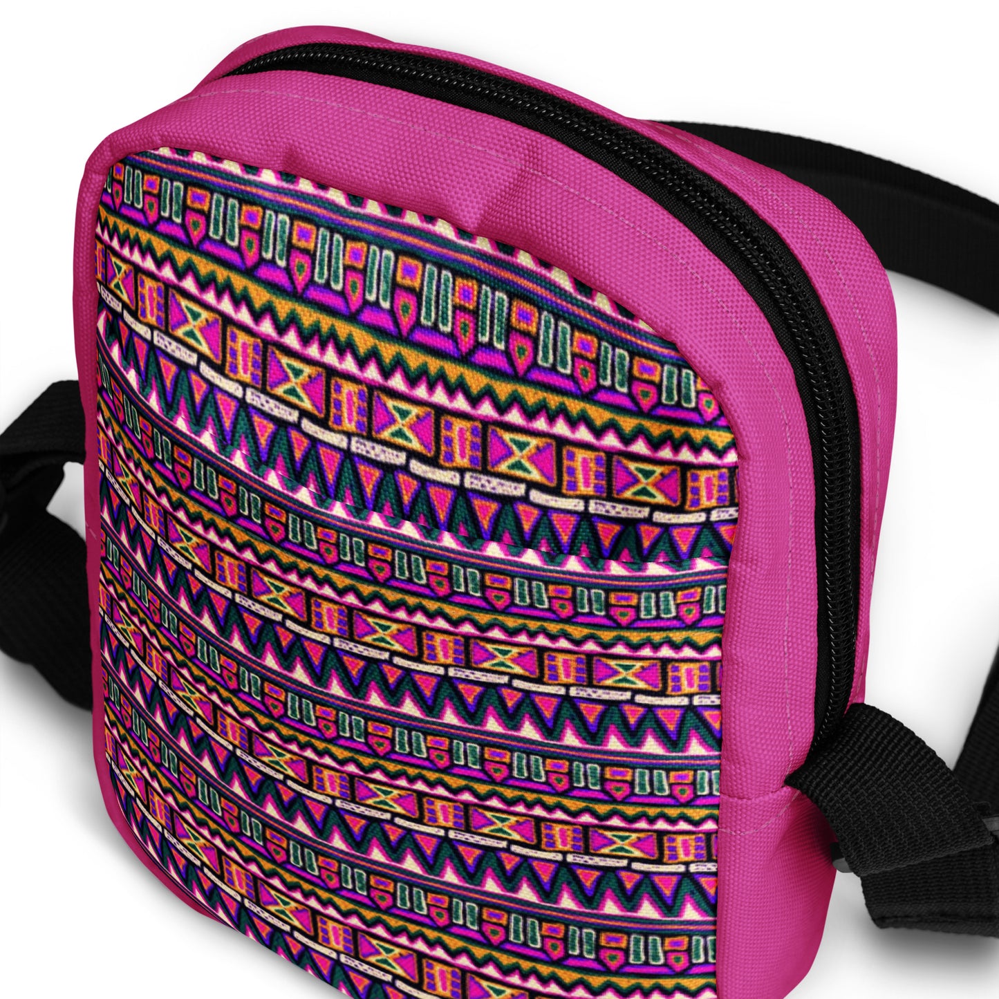 Native American Inspired Pattern Utility Crossbody Bag