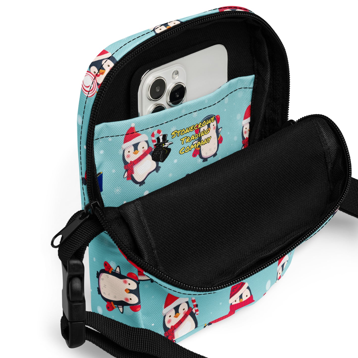 Cute Penguins Utility Crossbody Bag