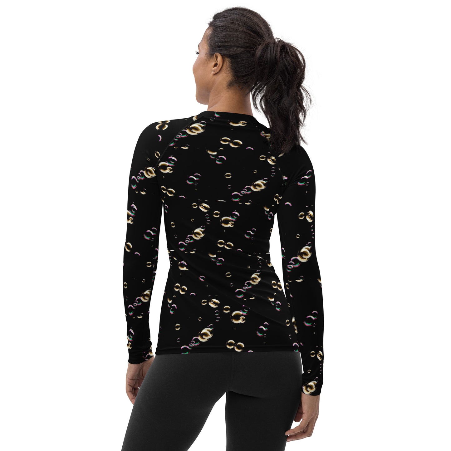 Soap Bubble Fun Women's Rash Guard