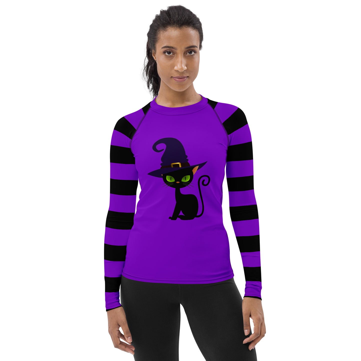 Witchy Kitty Women's Rash Guard