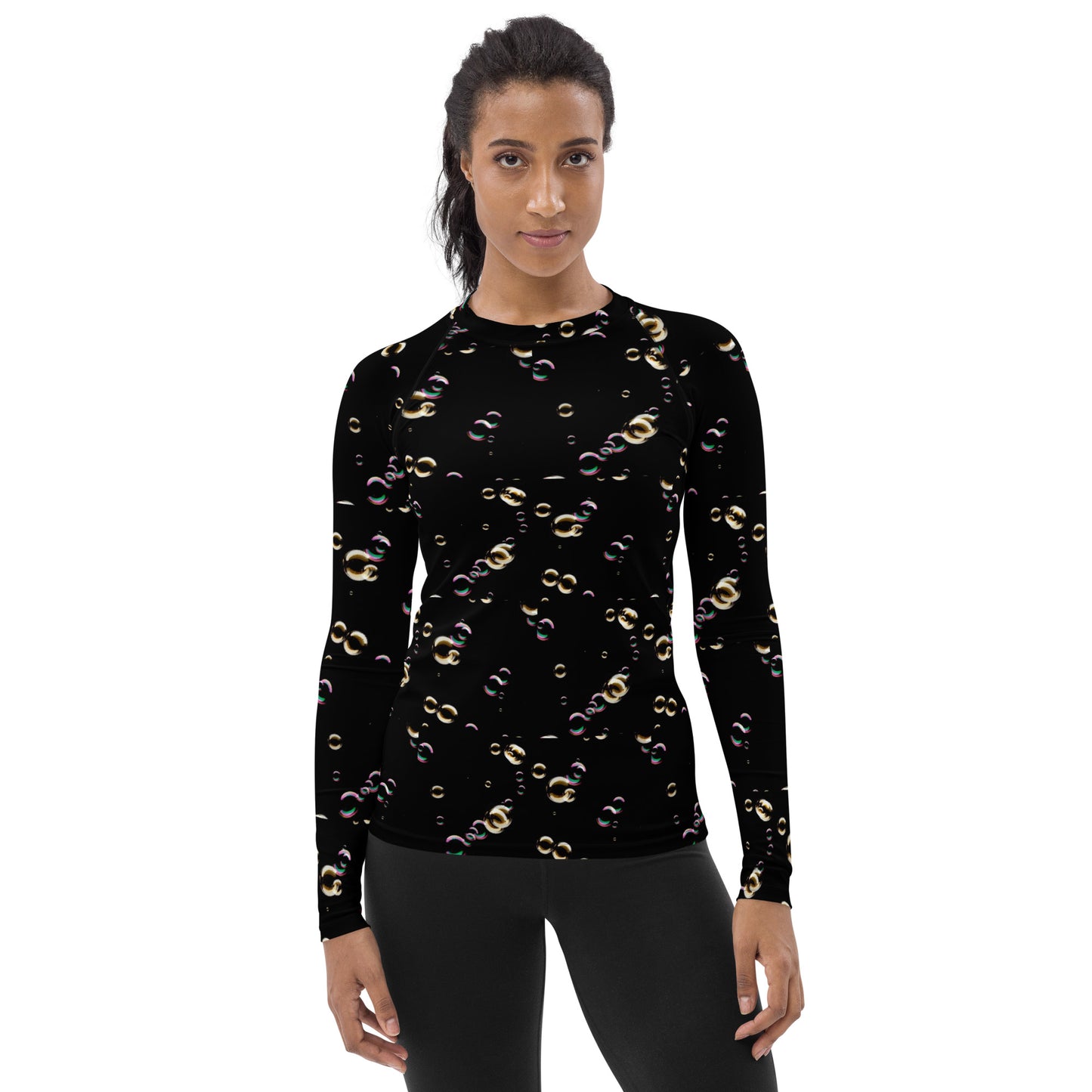 Soap Bubble Fun Women's Rash Guard