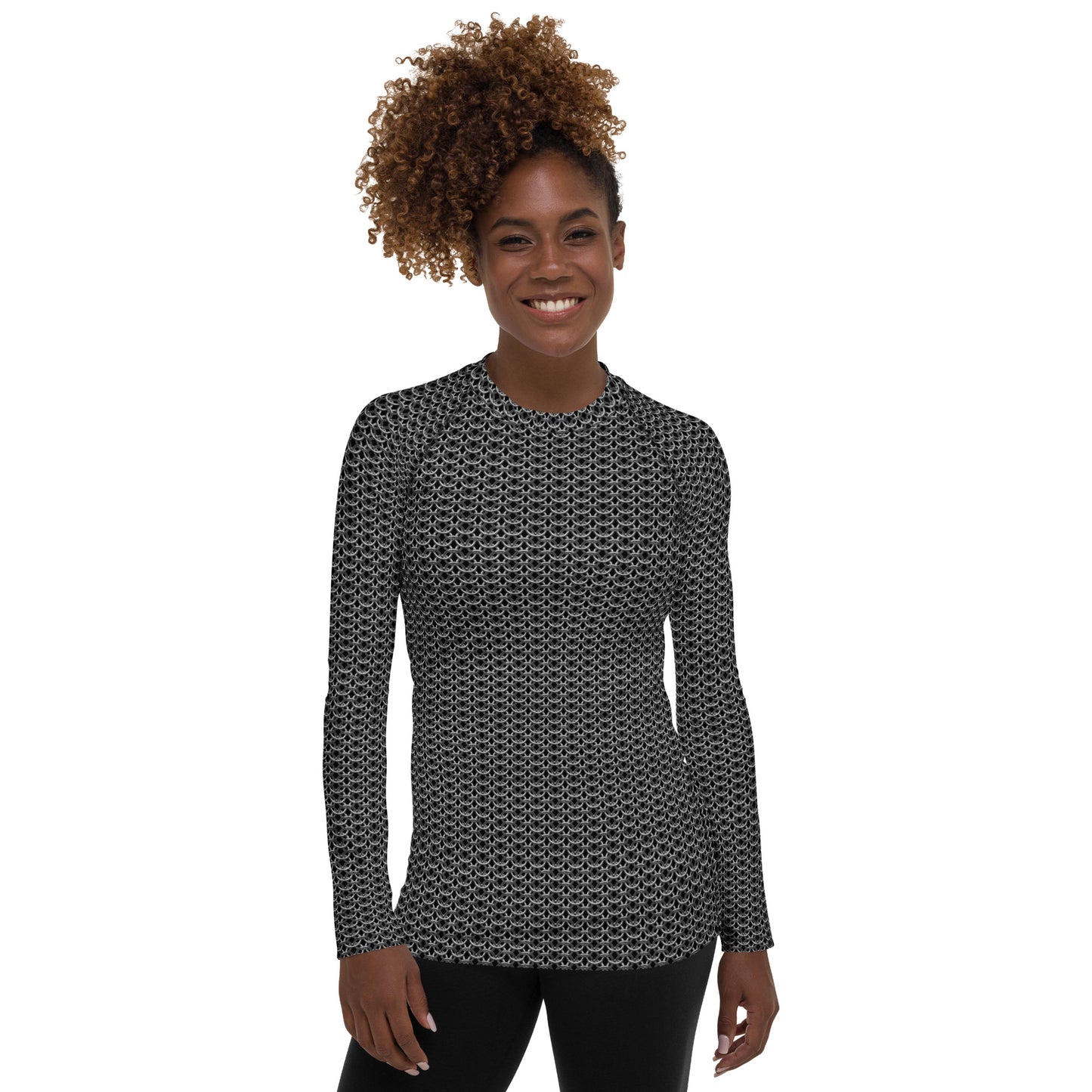 Chain Mail Women's Rash Guard