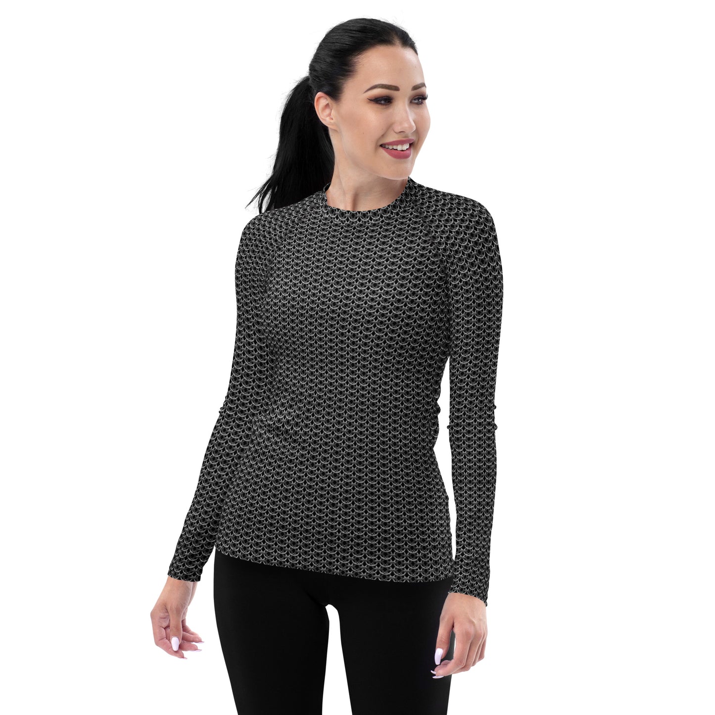 Chain Mail Women's Rash Guard