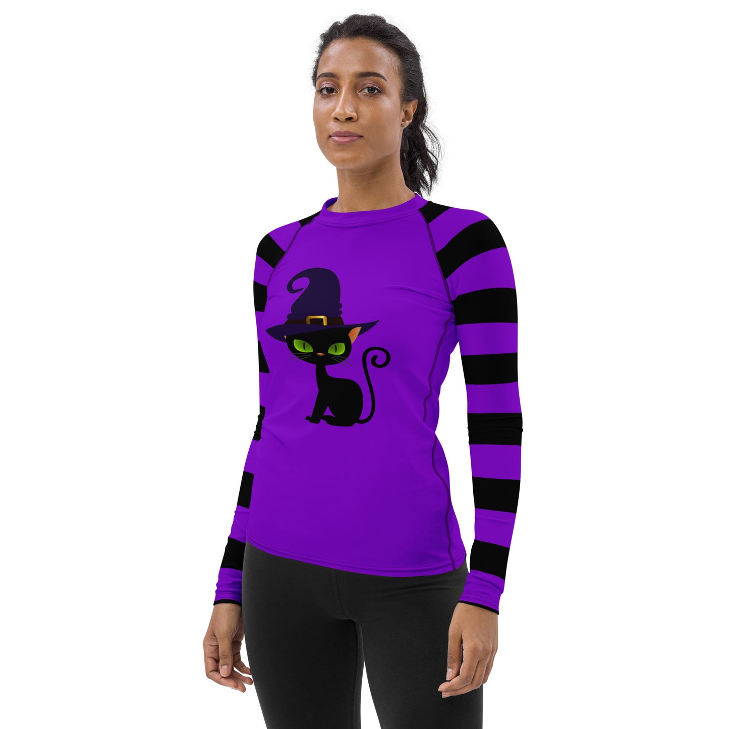 Witchy Kitty Women's Rash Guard