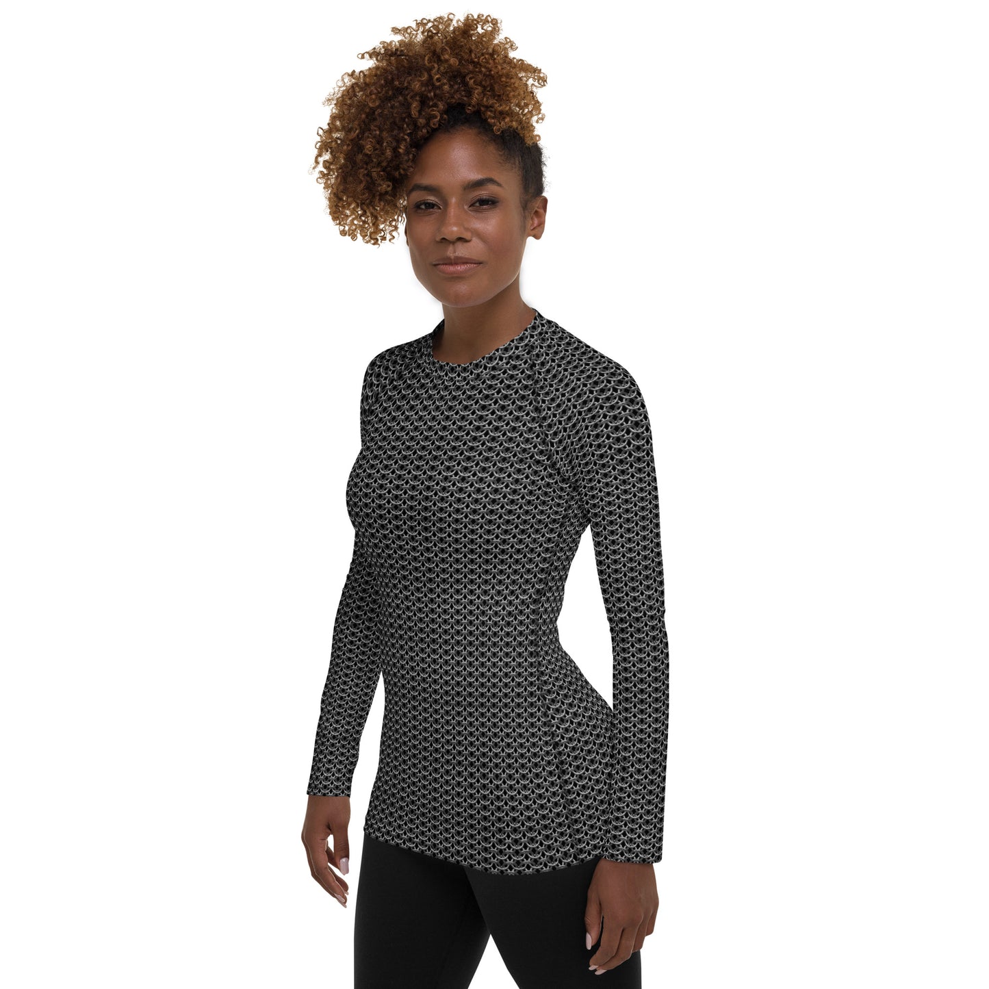 Chain Mail Women's Rash Guard