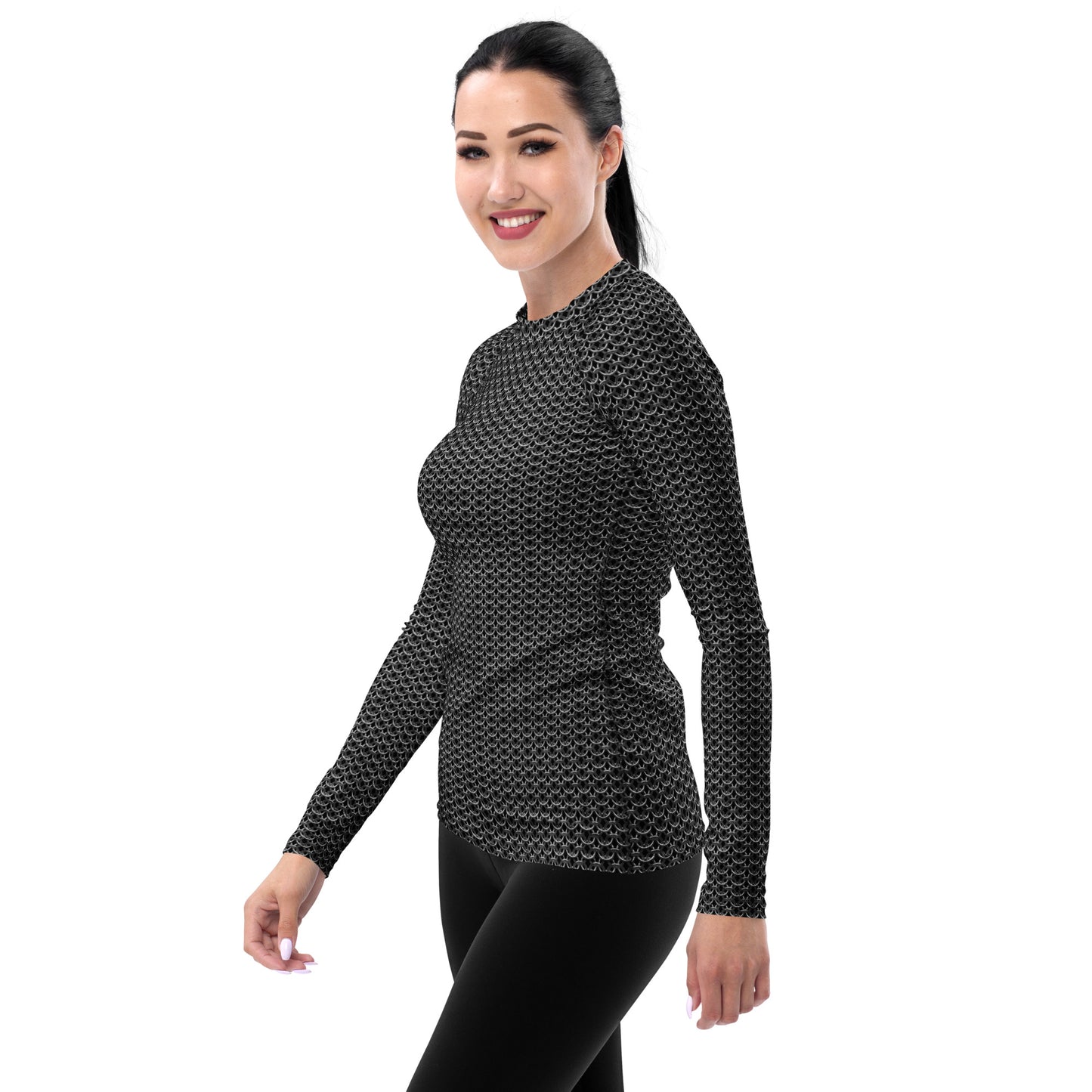 Chain Mail Women's Rash Guard