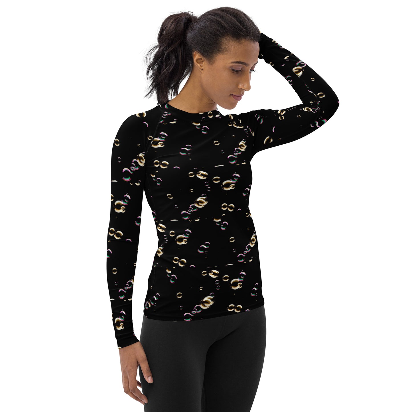 Soap Bubble Fun Women's Rash Guard