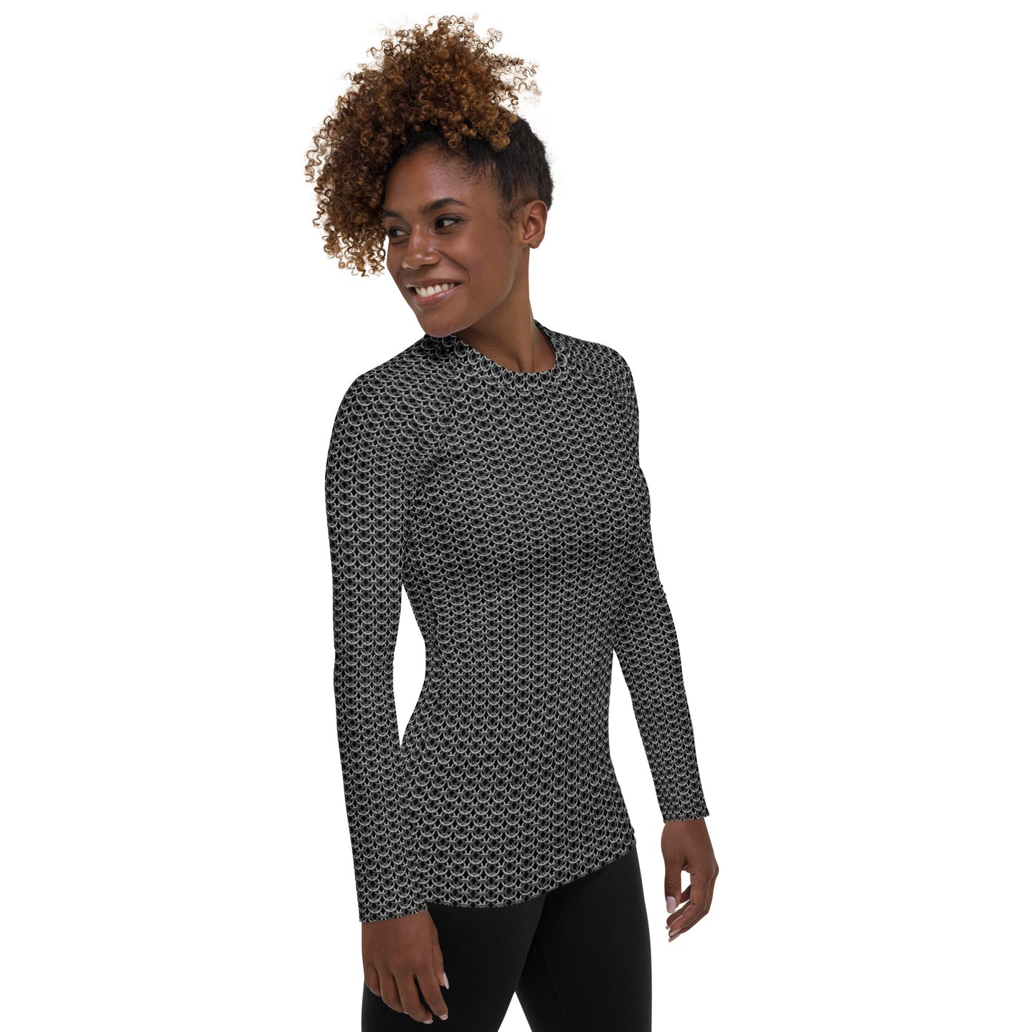 Chain Mail Women's Rash Guard