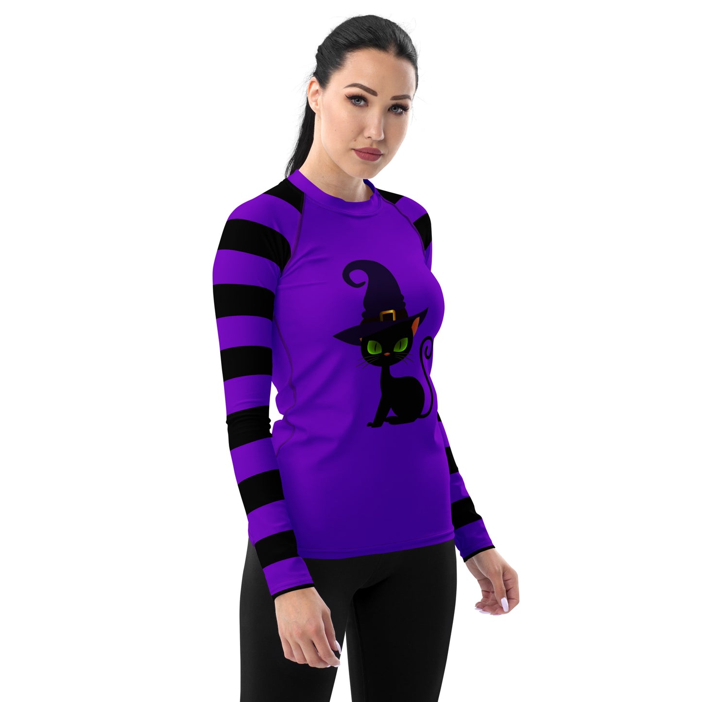 Witchy Kitty Women's Rash Guard