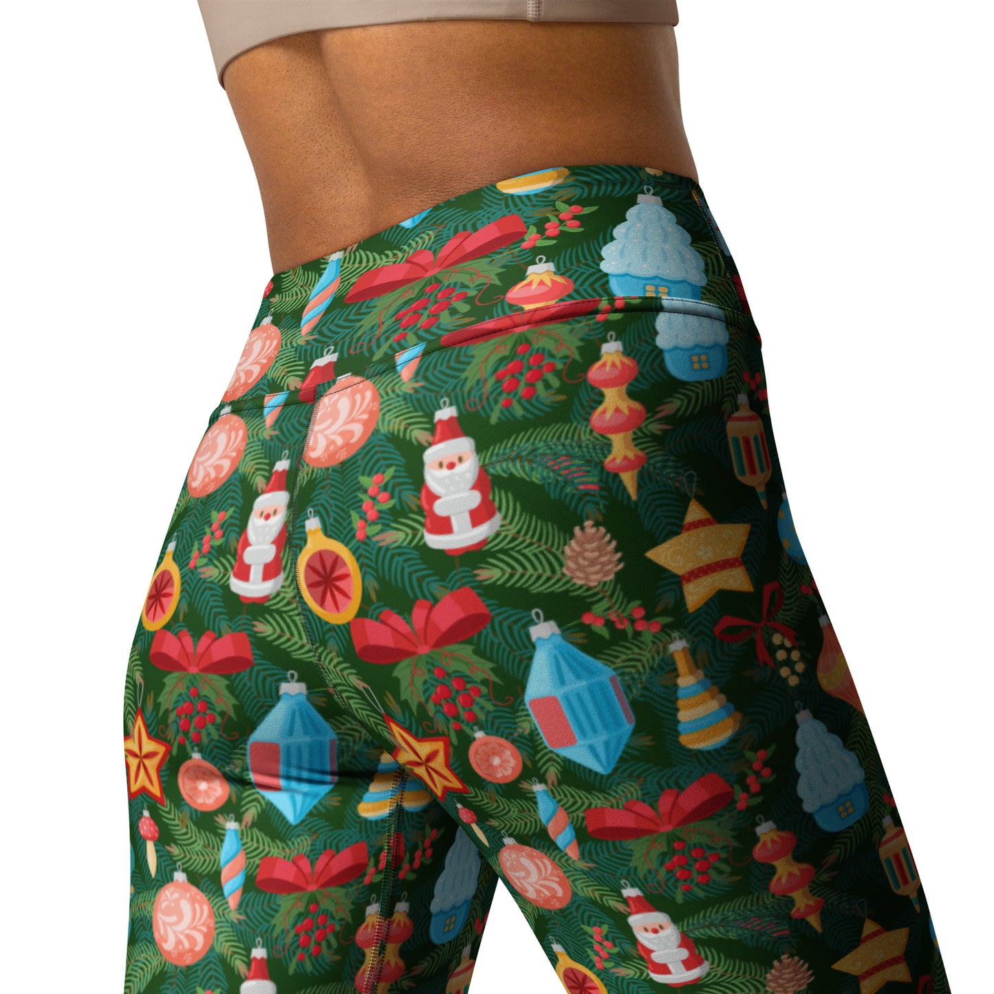 Decorated Tree Yoga Leggings