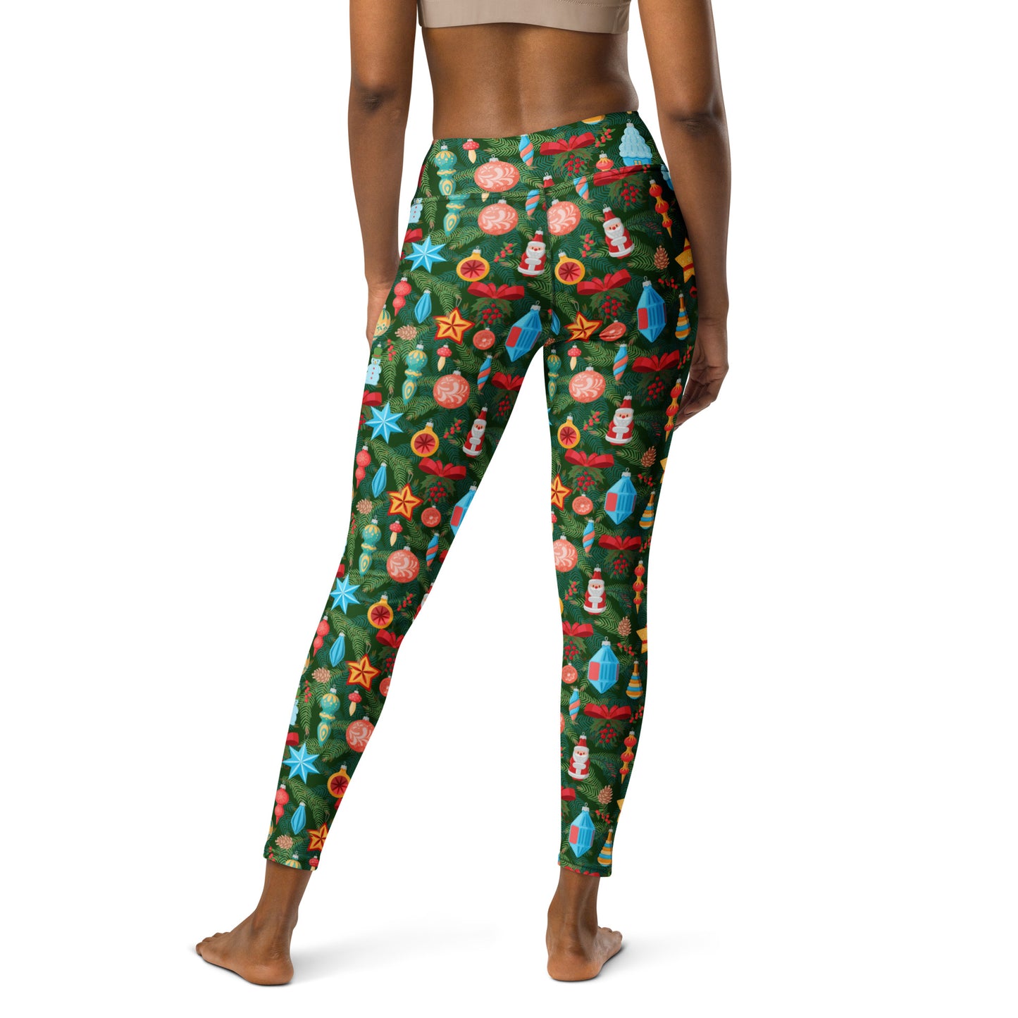 Decorated Tree Yoga Leggings