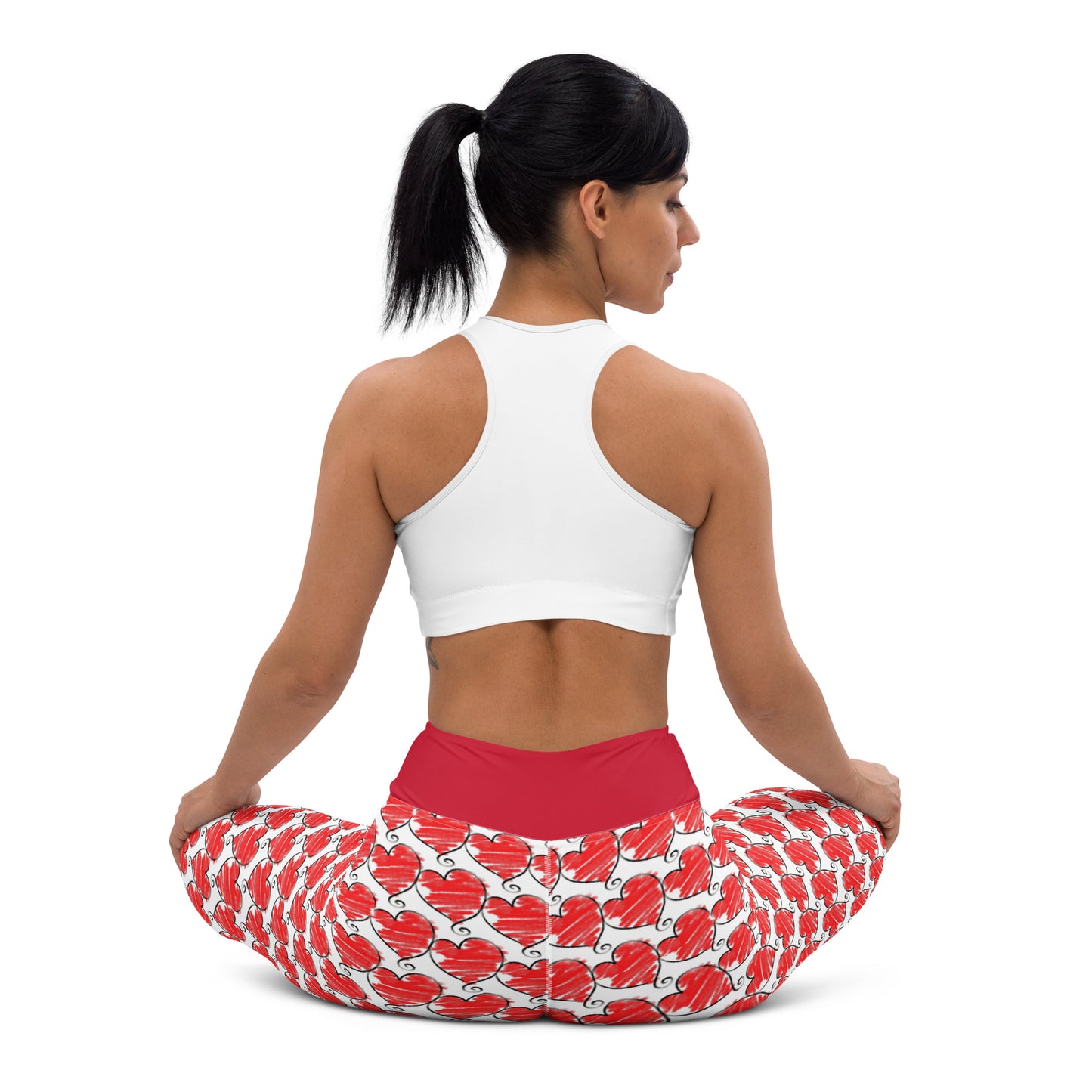 Hearts Yoga Leggings