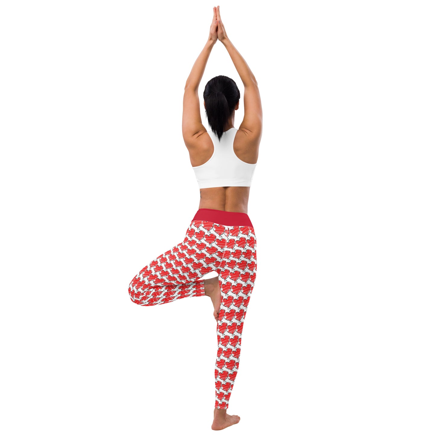 Hearts Yoga Leggings