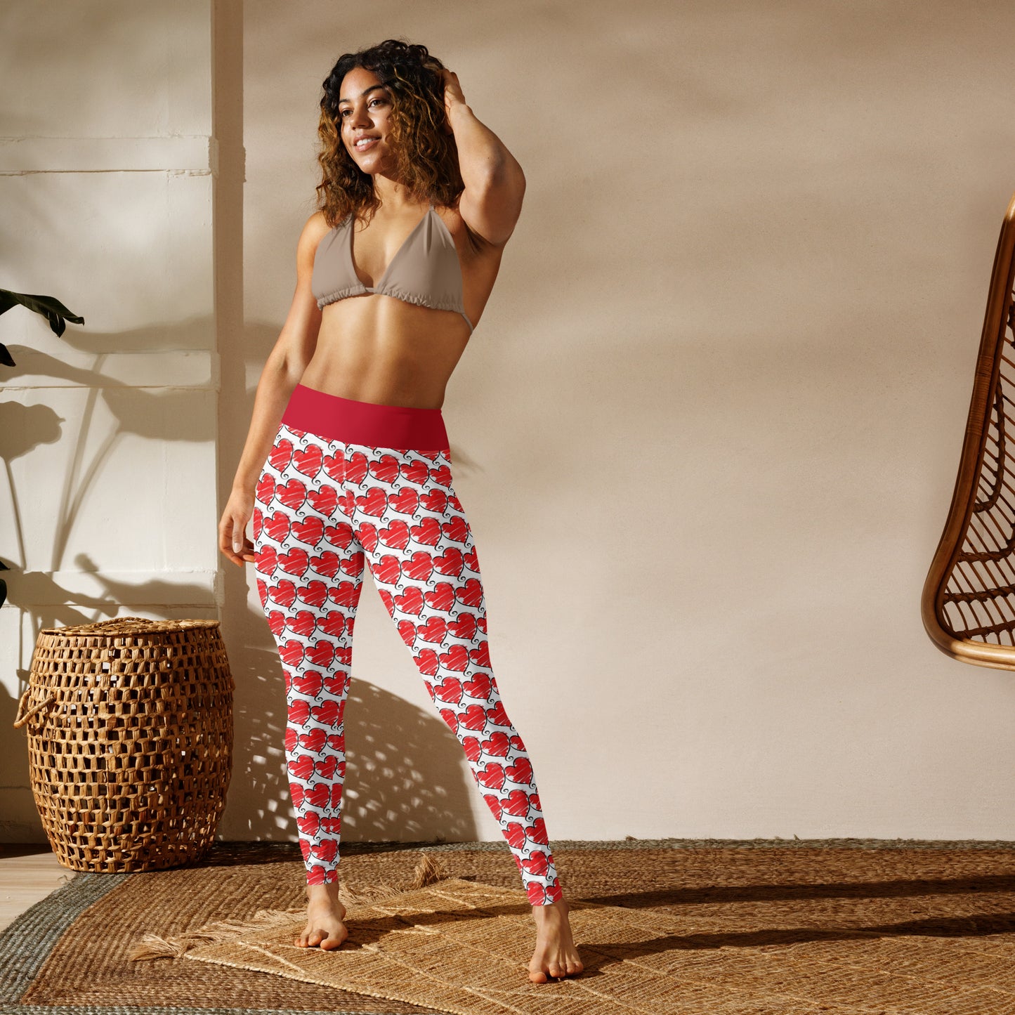 Hearts Yoga Leggings